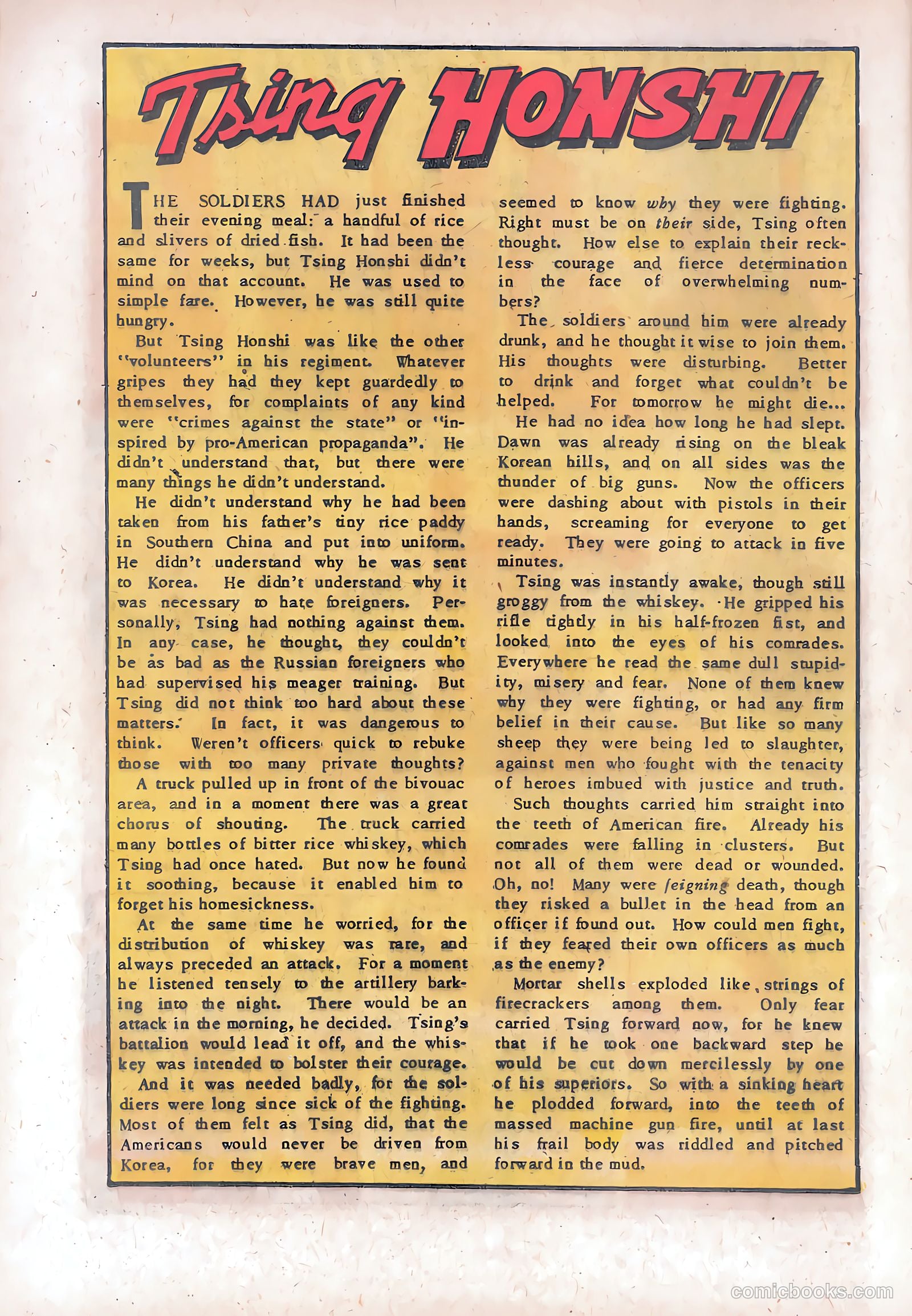 Spy-Hunters #24 (1953) — page 20 of 35
