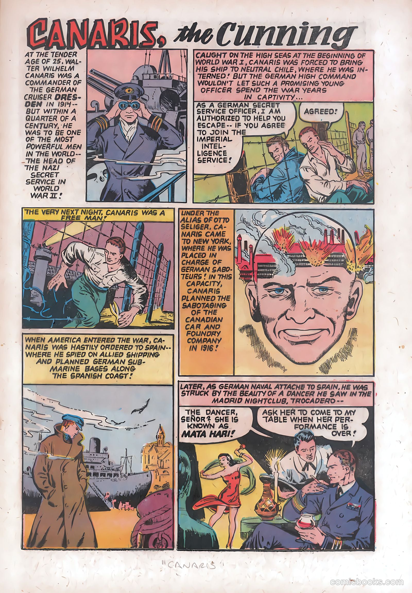 Spy-Hunters #24 (1953) — page 21 of 35