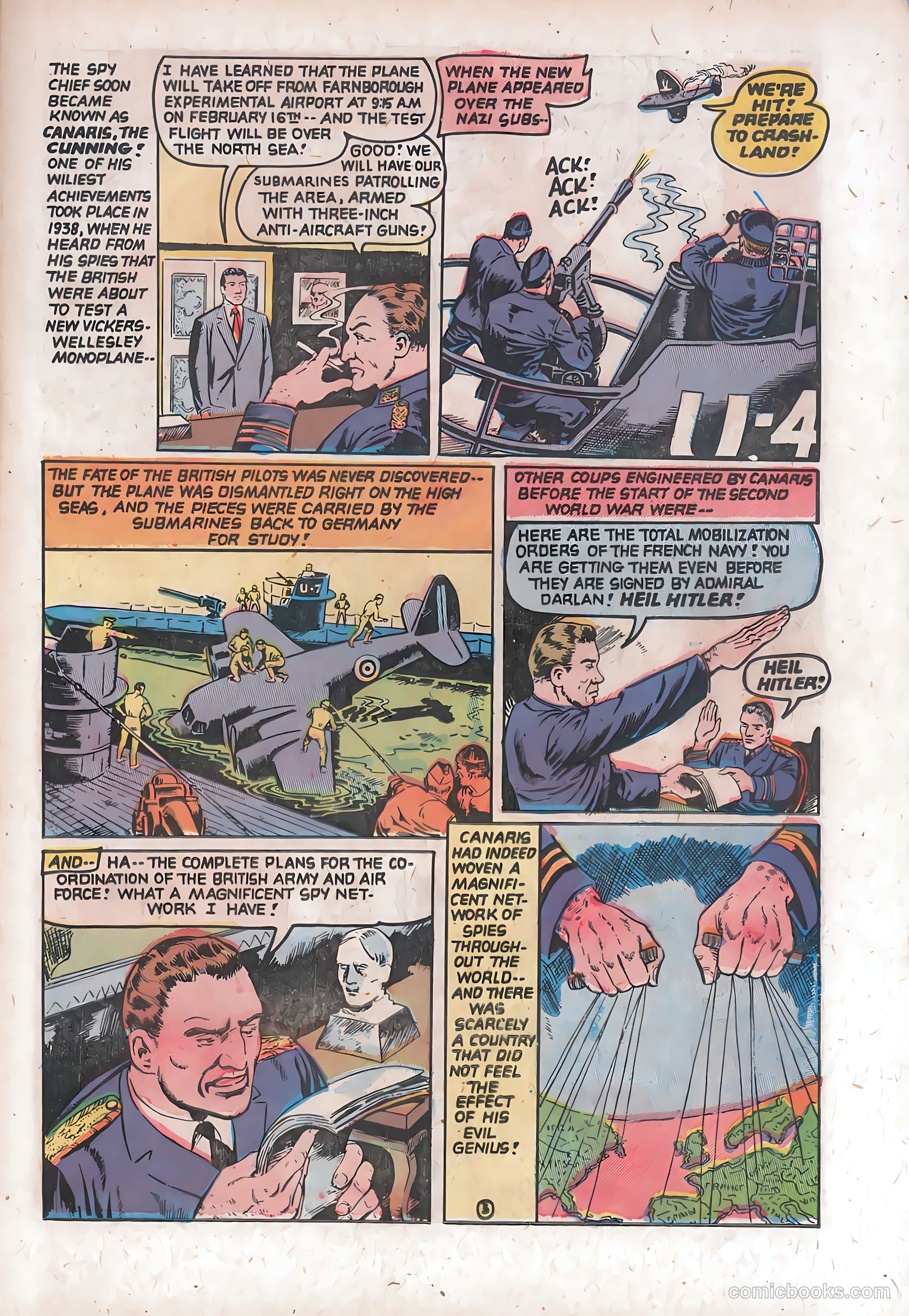 Spy-Hunters #24 (1953) — page 23 of 35