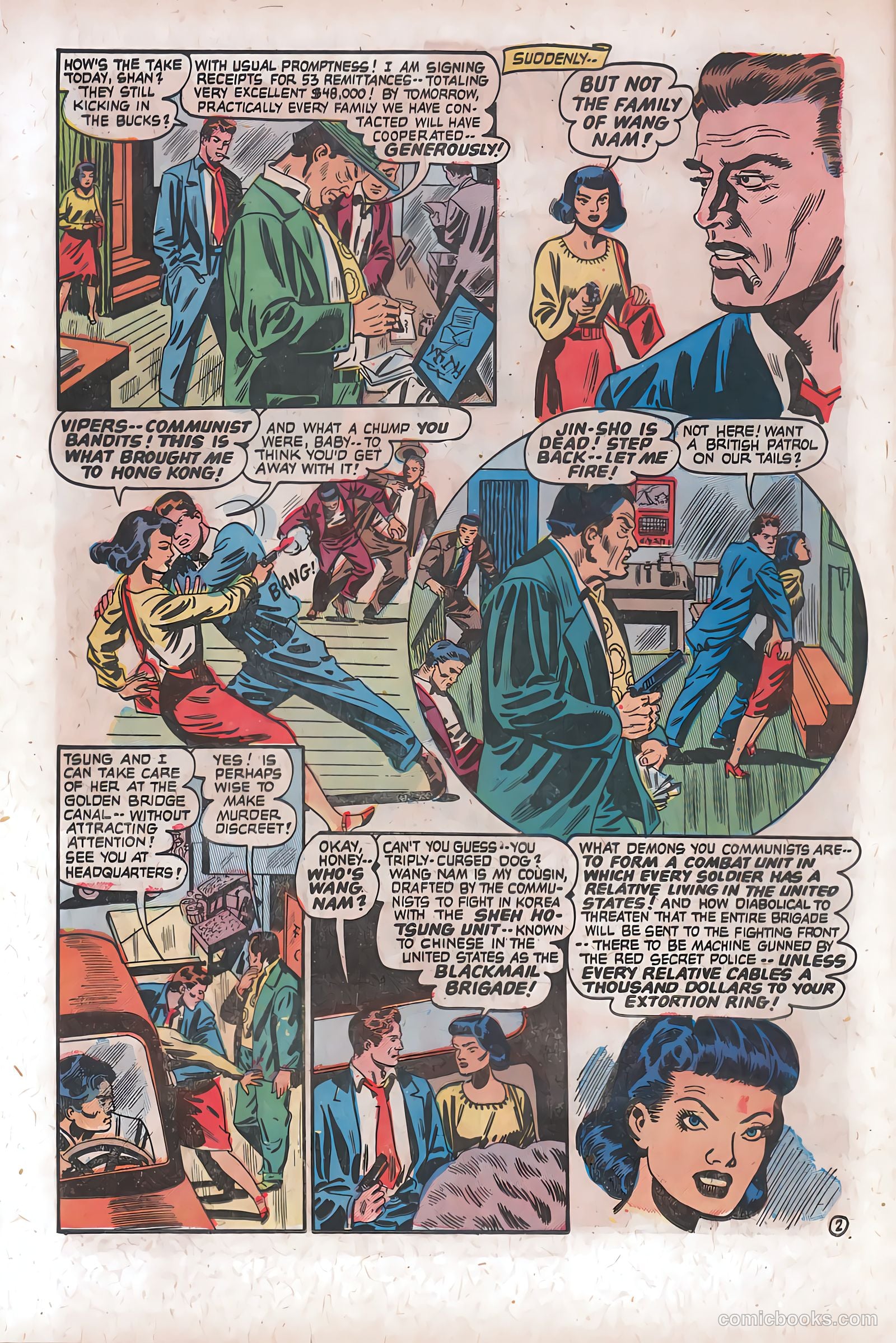 Spy-Hunters #24 (1953) — page 26 of 35