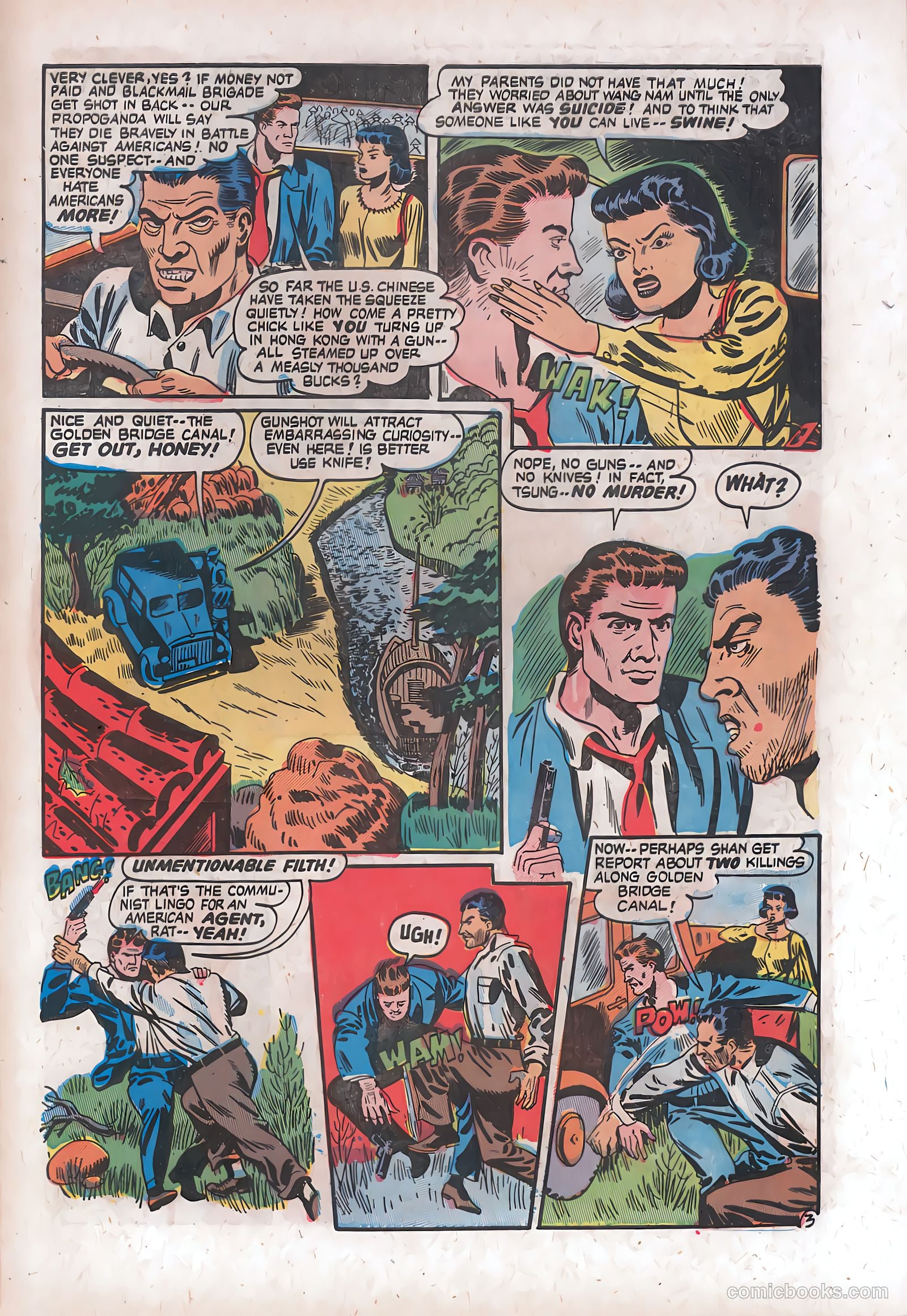 Spy-Hunters #24 (1953) — page 27 of 35