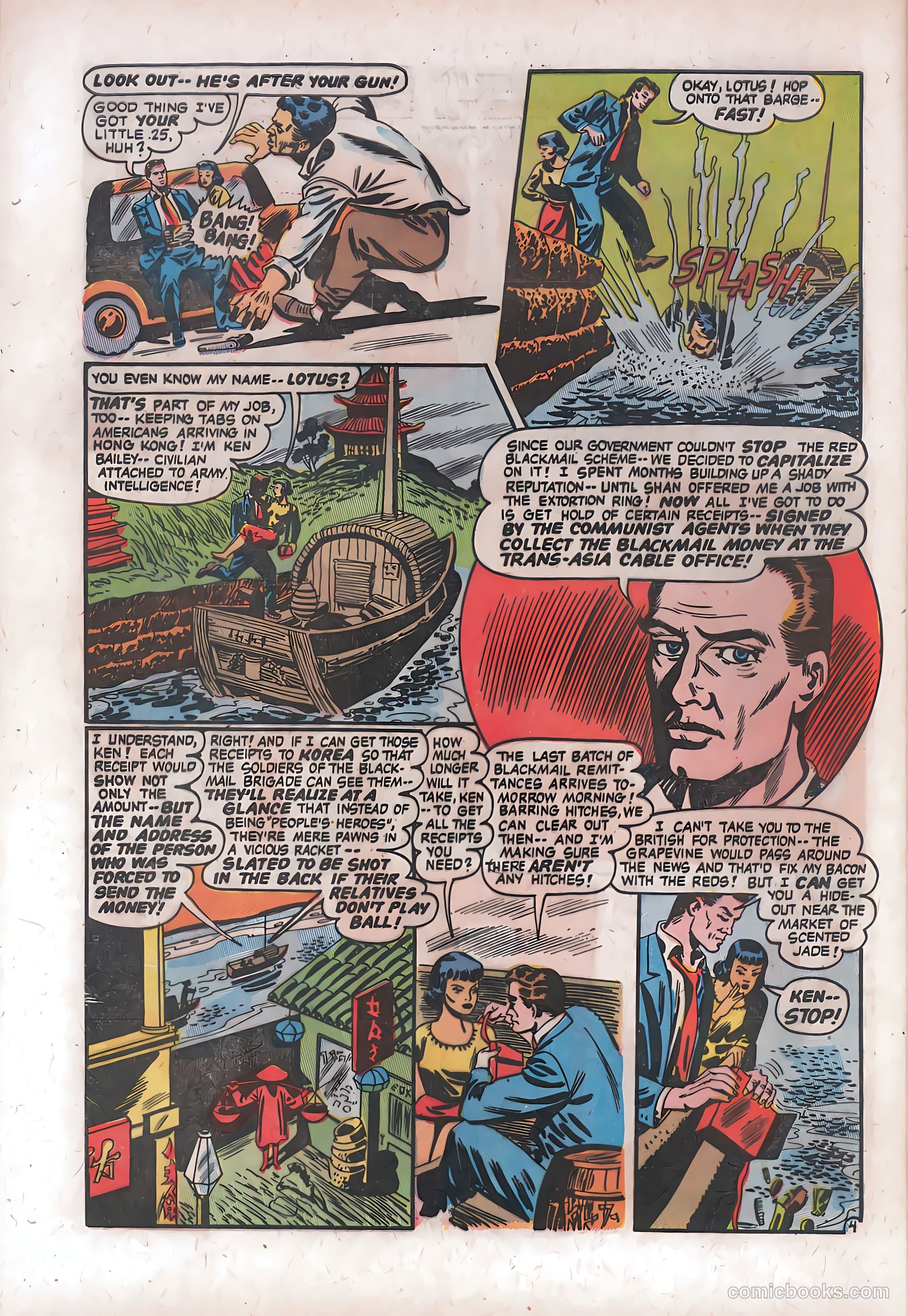 Spy-Hunters #24 (1953) — page 28 of 35