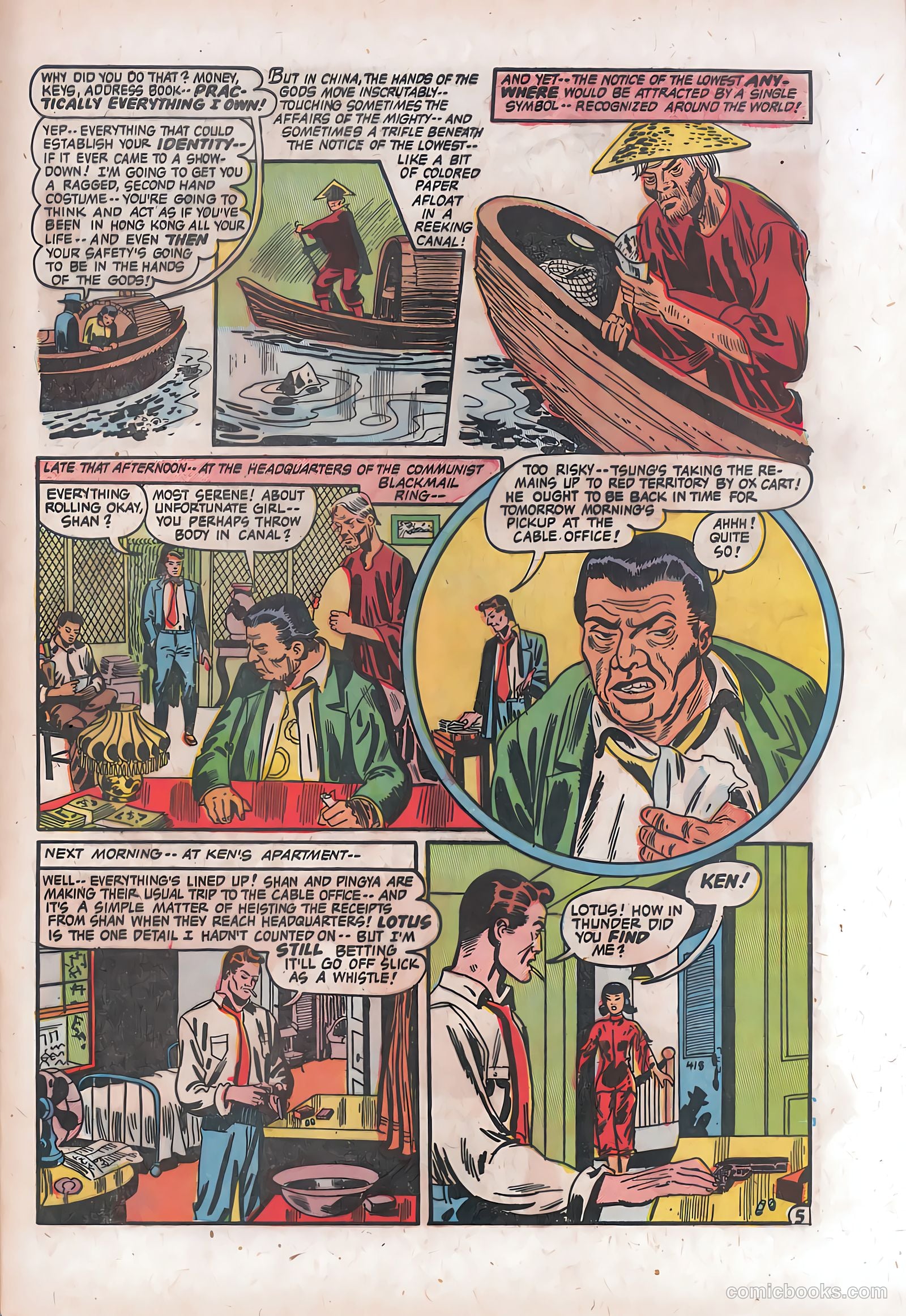Spy-Hunters #24 (1953) — page 29 of 35