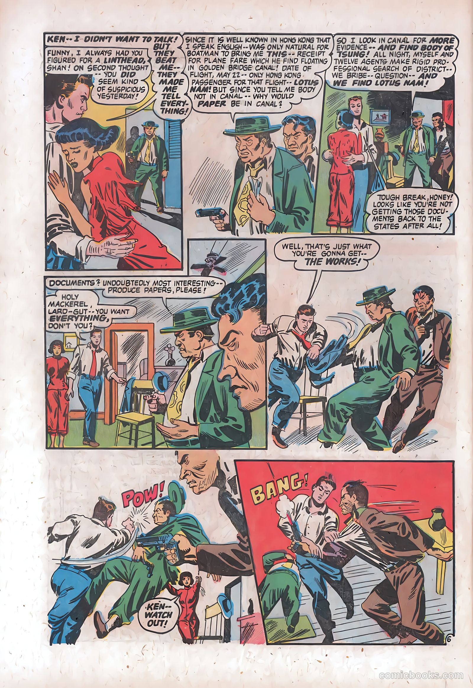 Spy-Hunters #24 (1953) — page 30 of 35