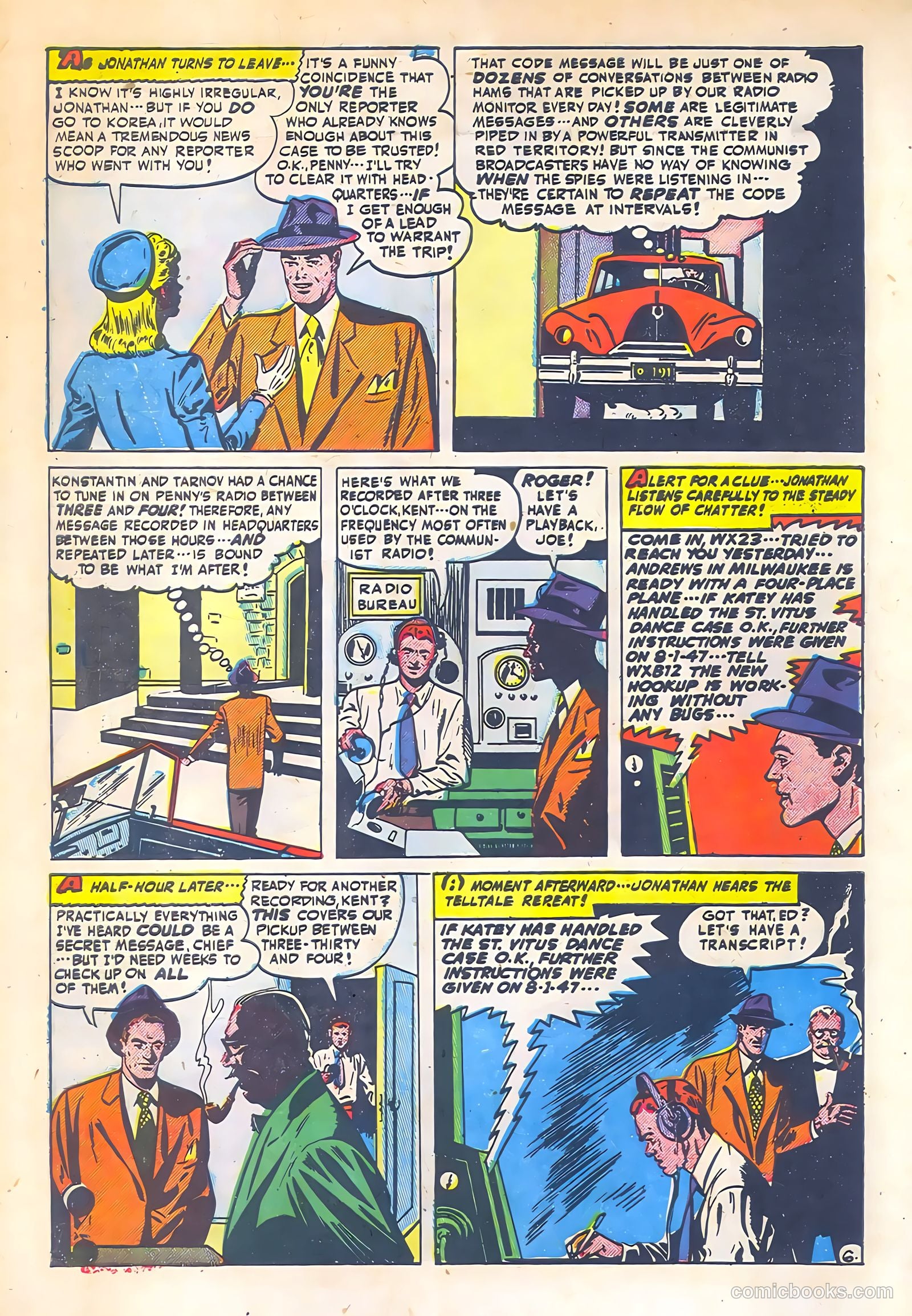 Spy-Hunters #3 (1949) — page 8 of 52