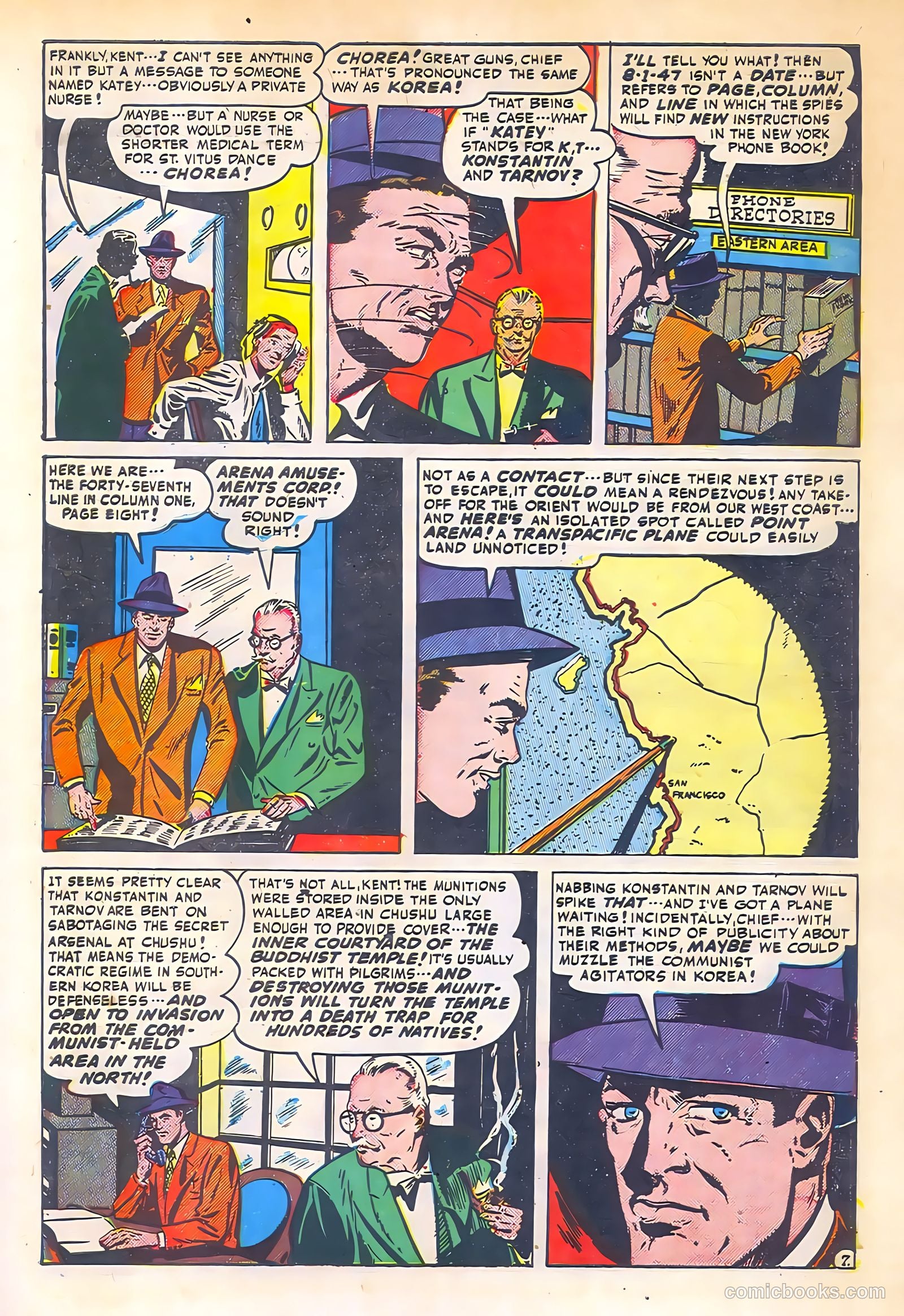 Spy-Hunters #3 (1949) — page 9 of 52