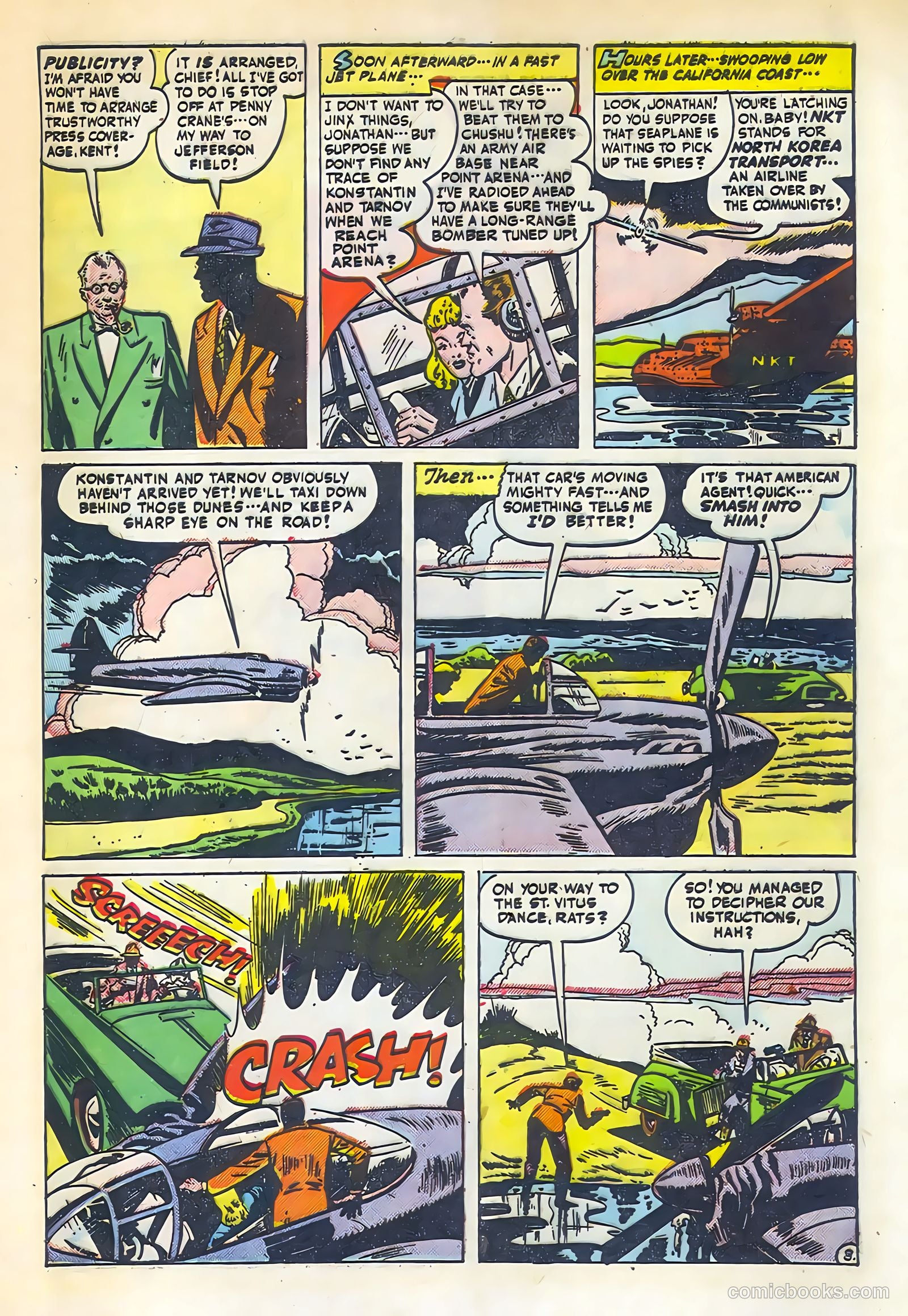 Spy-Hunters #3 (1949) — page 10 of 52