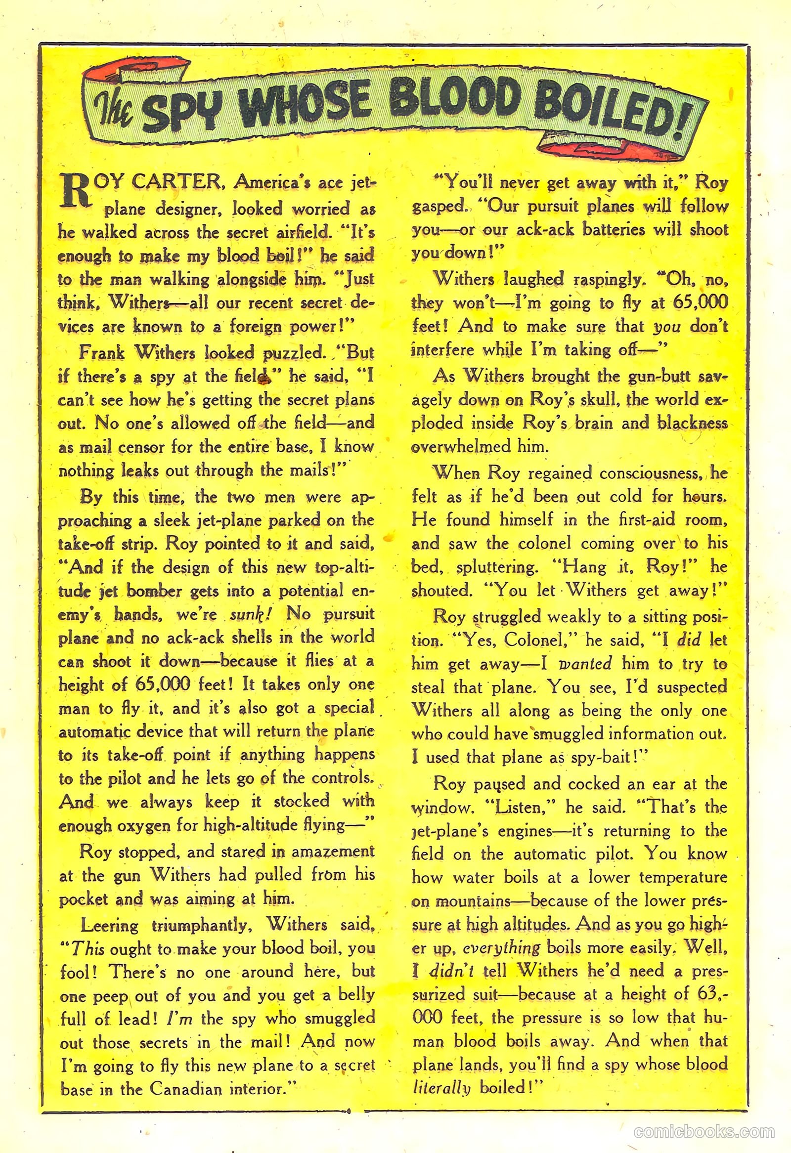 Spy-Hunters #3 (1949) — page 16 of 52