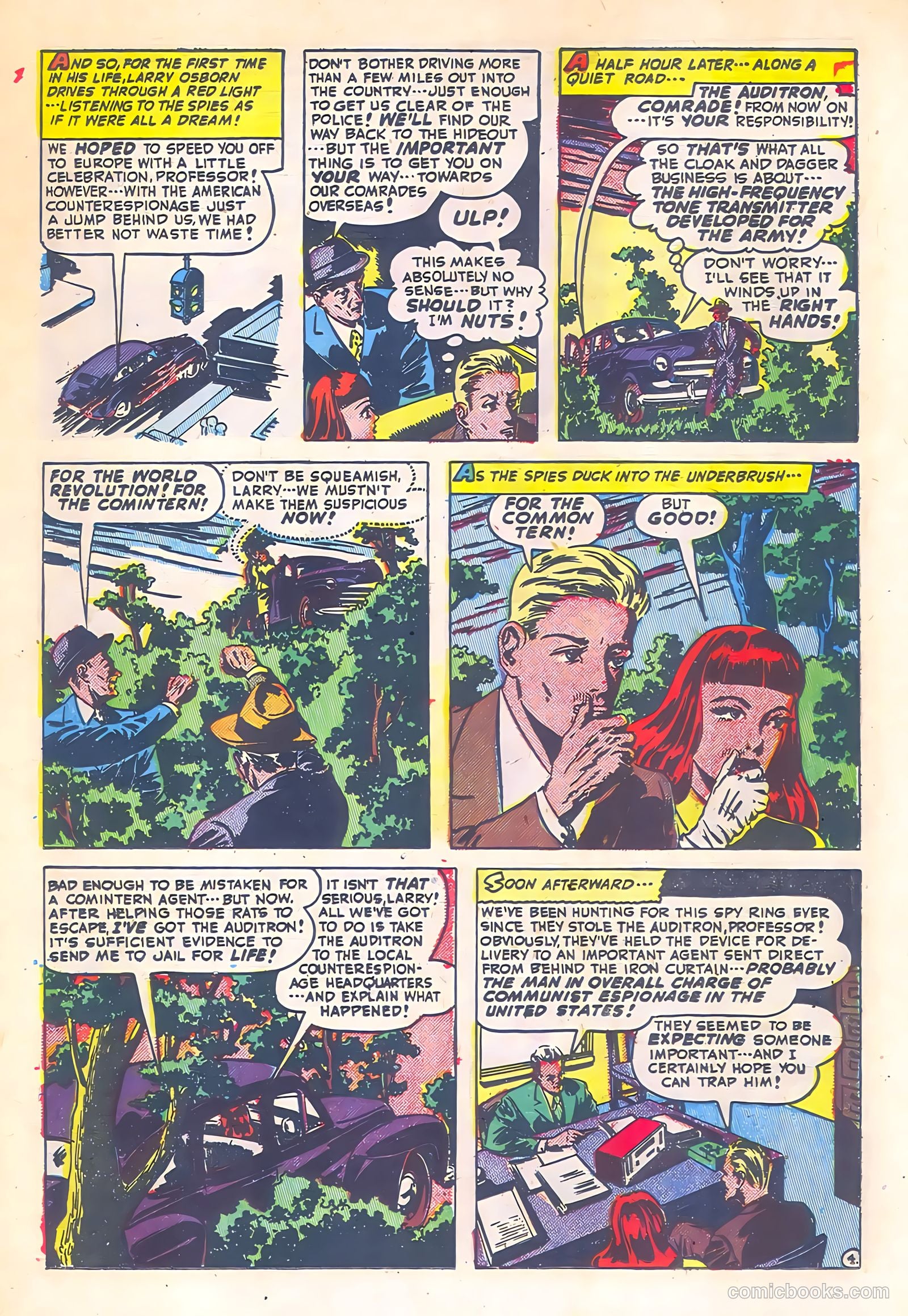Spy-Hunters #3 (1949) — page 20 of 52