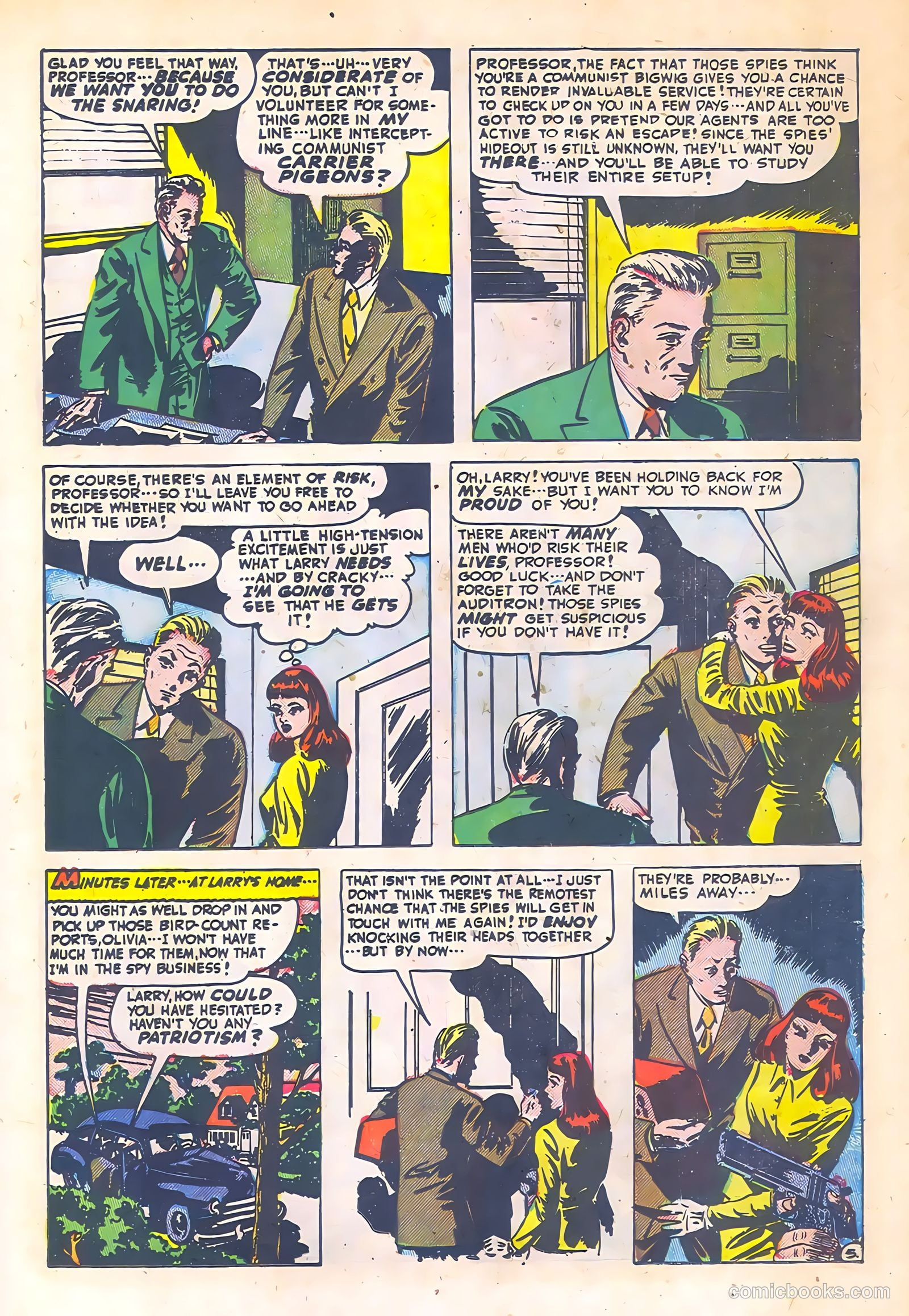 Spy-Hunters #3 (1949) — page 21 of 52