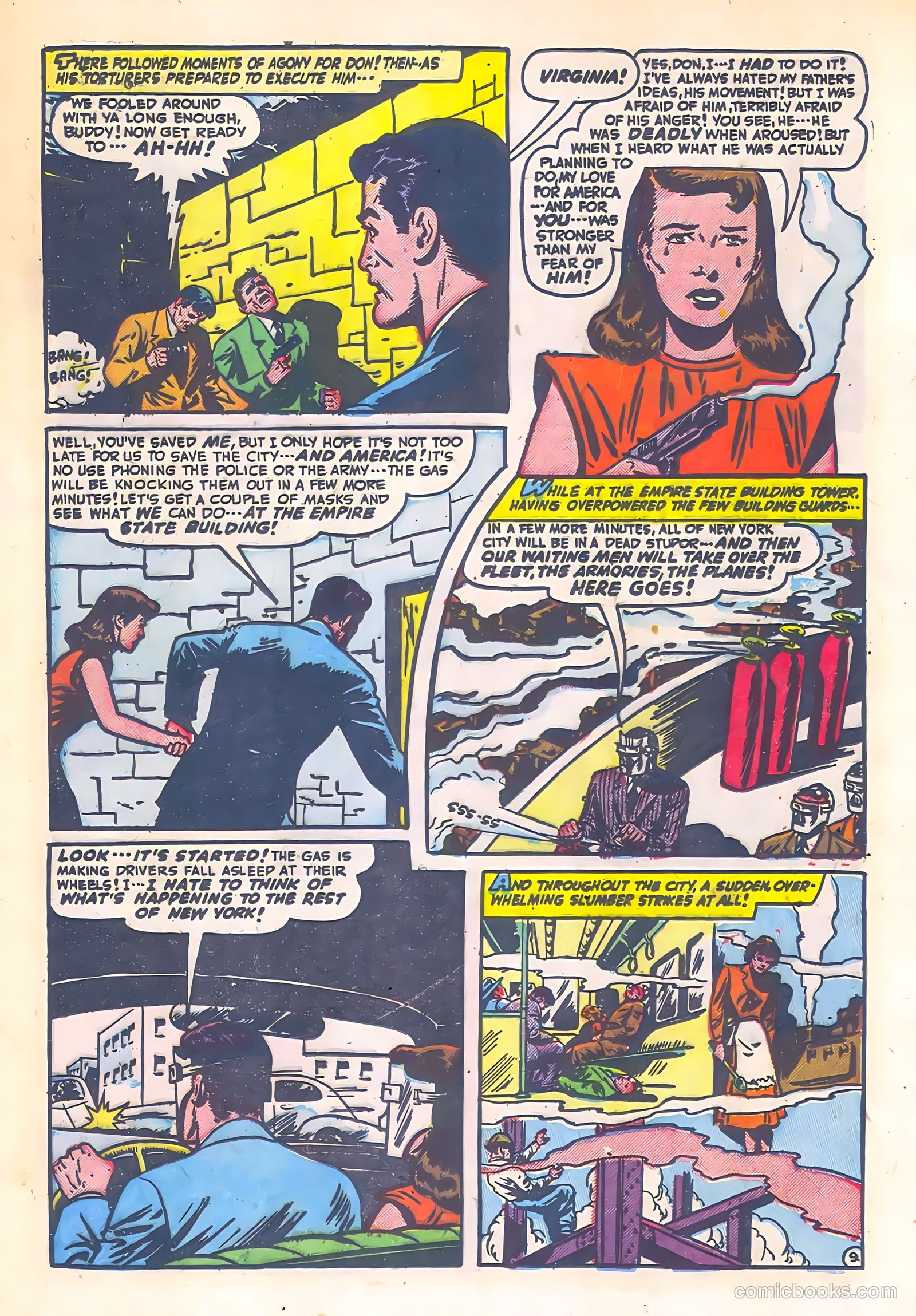 Spy-Hunters #3 (1949) — page 36 of 52