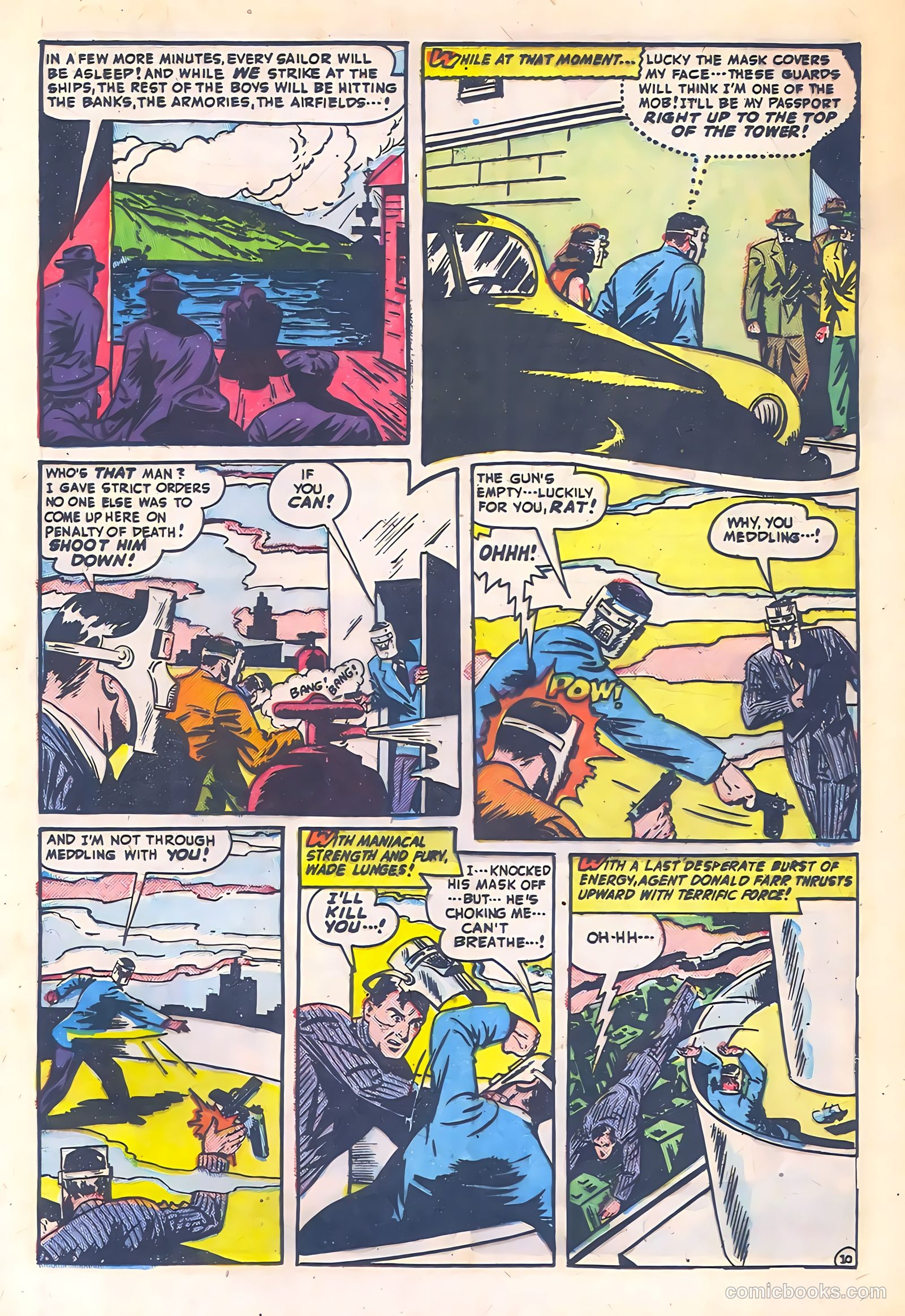 Spy-Hunters #3 (1949) — page 37 of 52