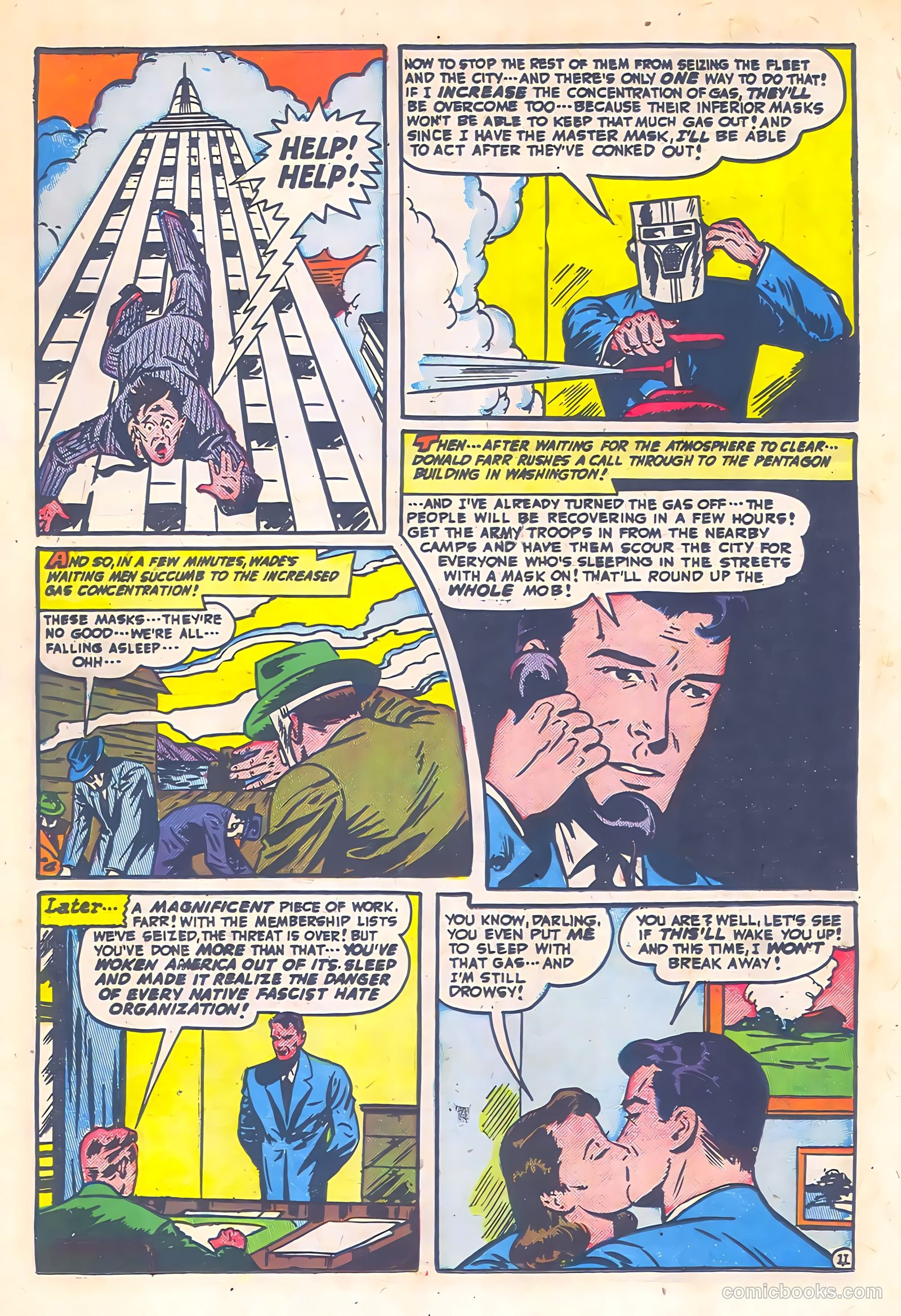 Spy-Hunters #3 (1949) — page 38 of 52