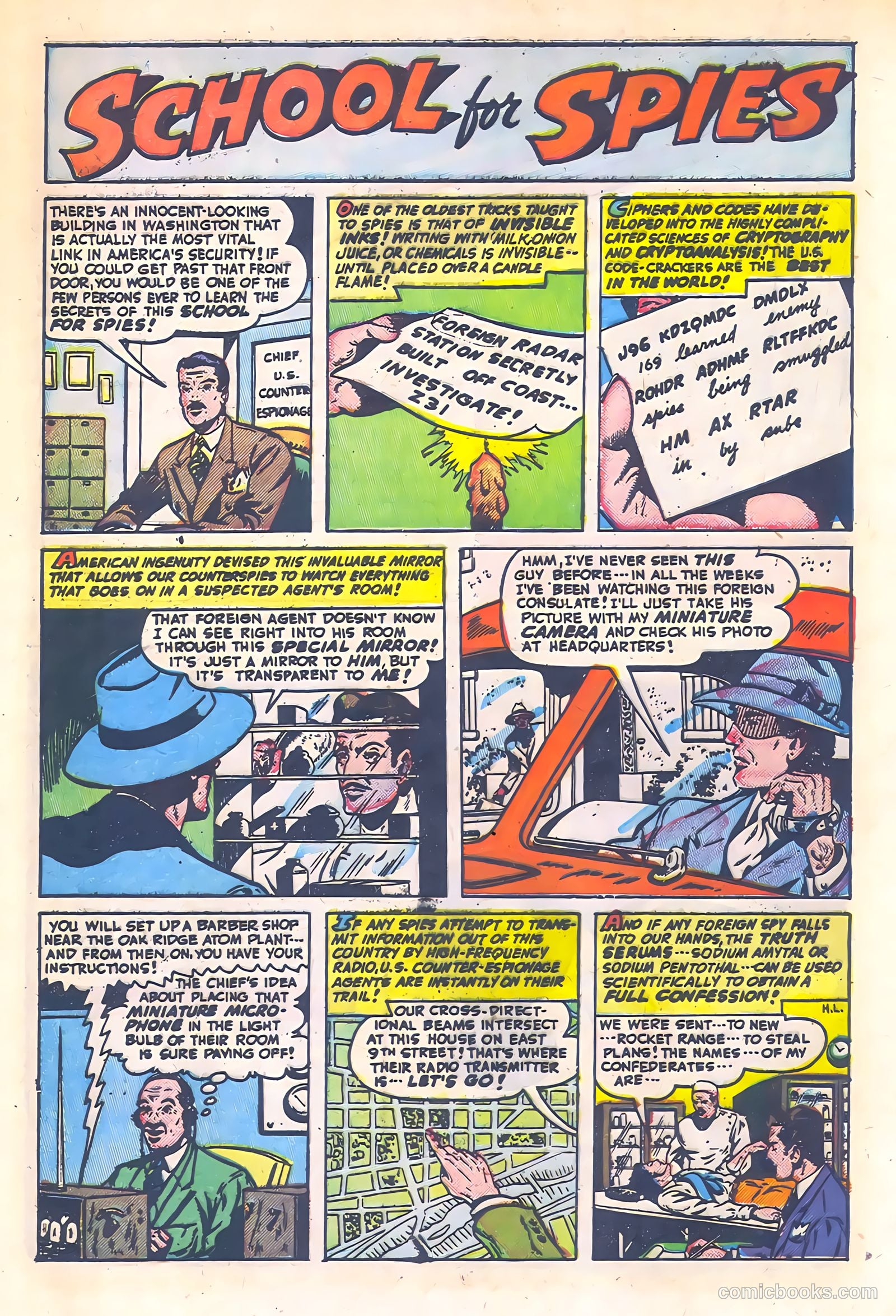 Spy-Hunters #3 (1949) — page 40 of 52