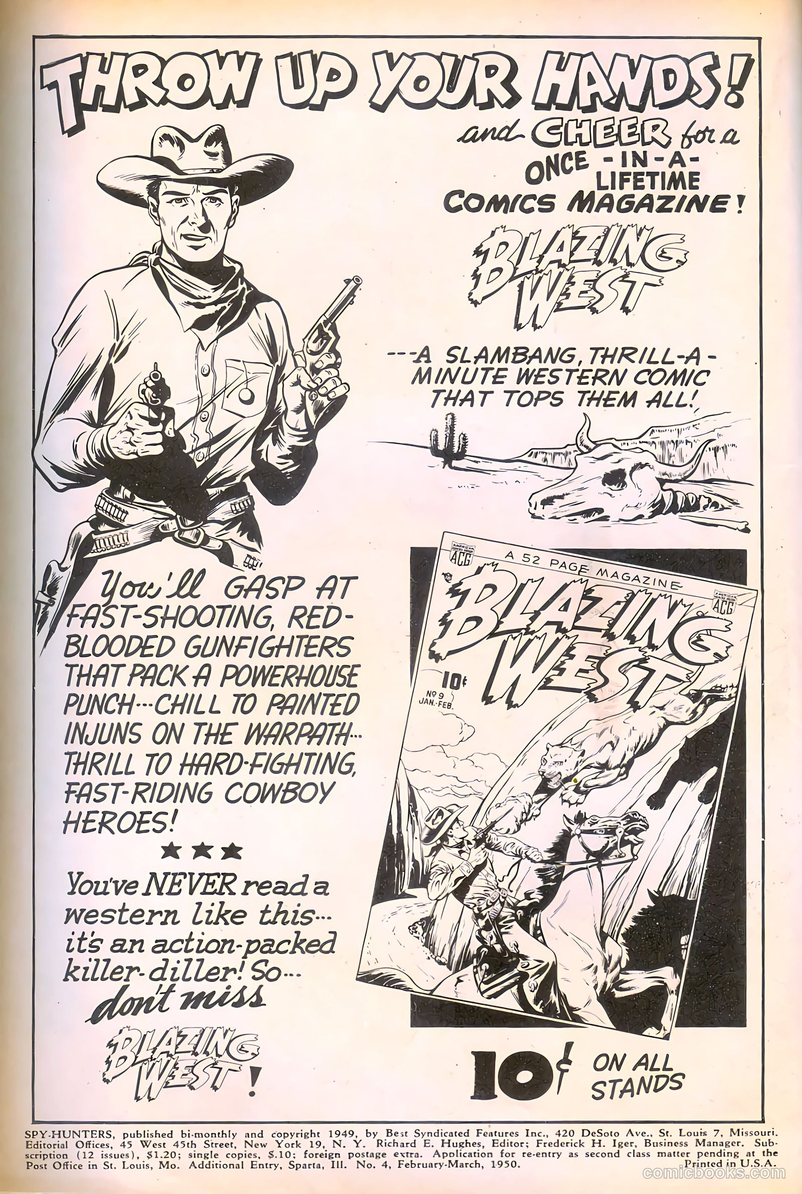 Spy-Hunters #4 (1950) — page 2 of 52