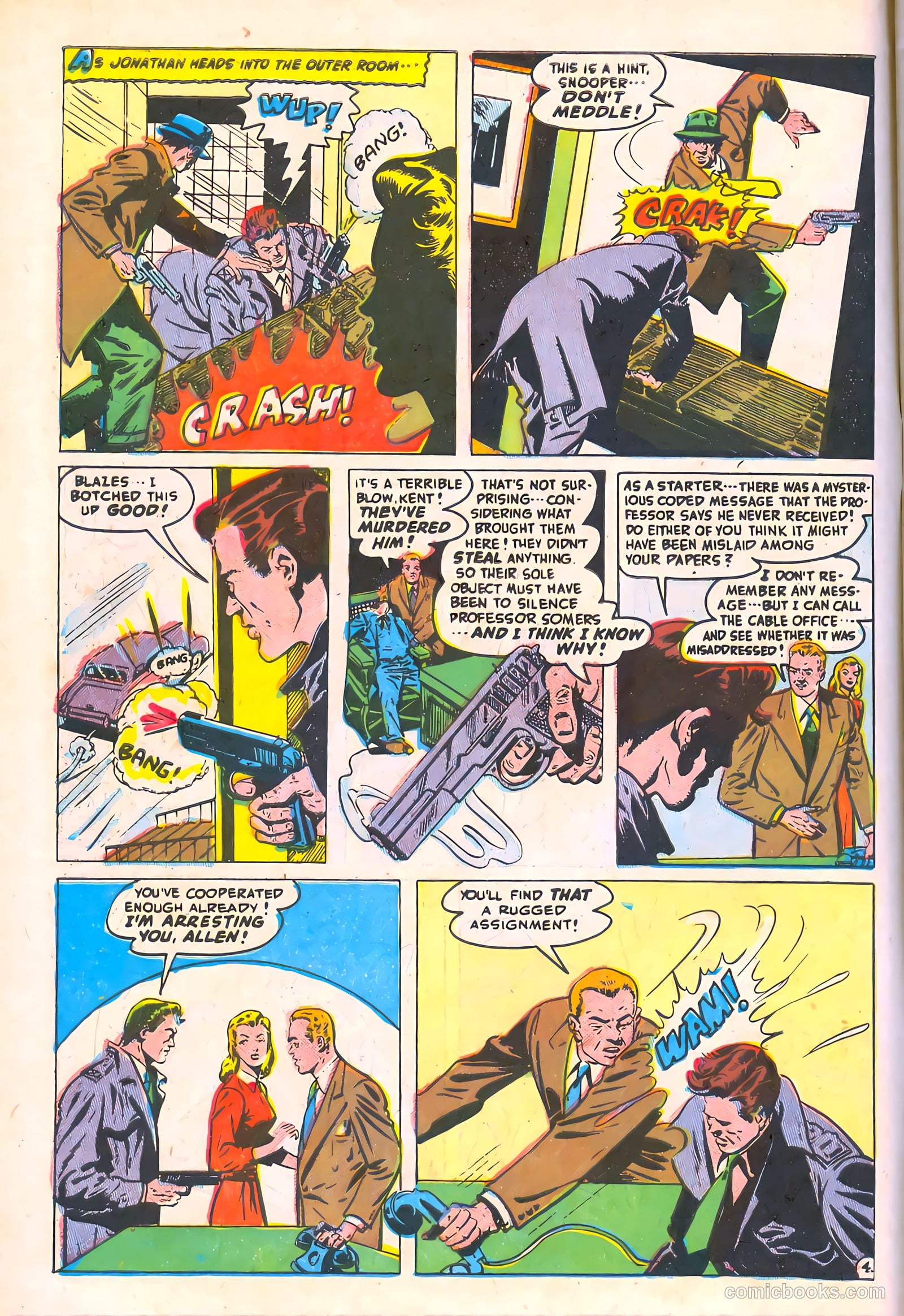 Spy-Hunters #4 (1950) — page 6 of 52