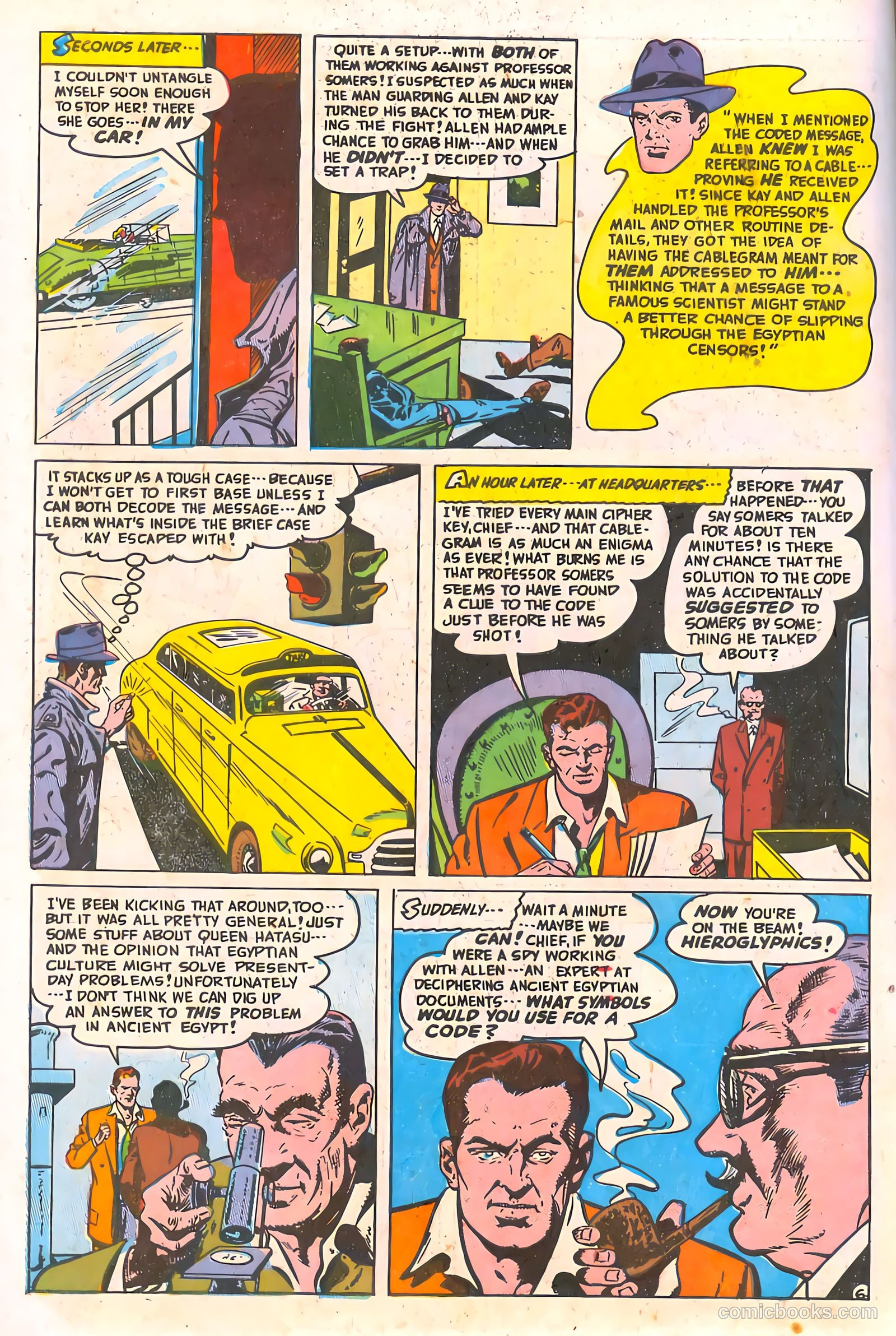 Spy-Hunters #4 (1950) — page 8 of 52