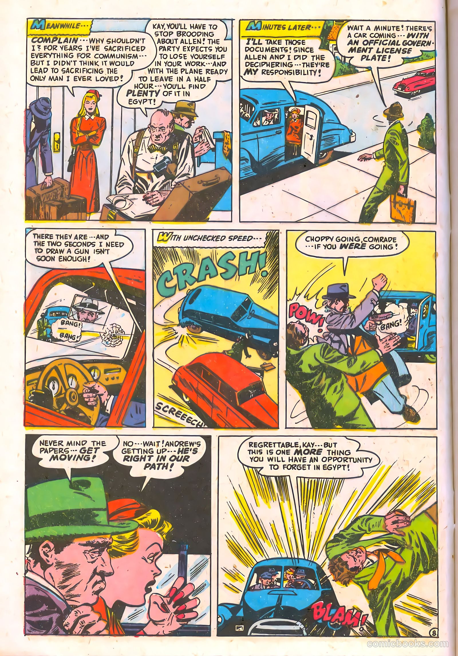 Spy-Hunters #4 (1950) — page 10 of 52