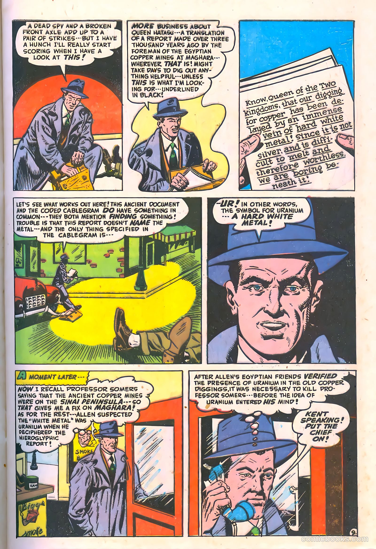 Spy-Hunters #4 (1950) — page 11 of 52