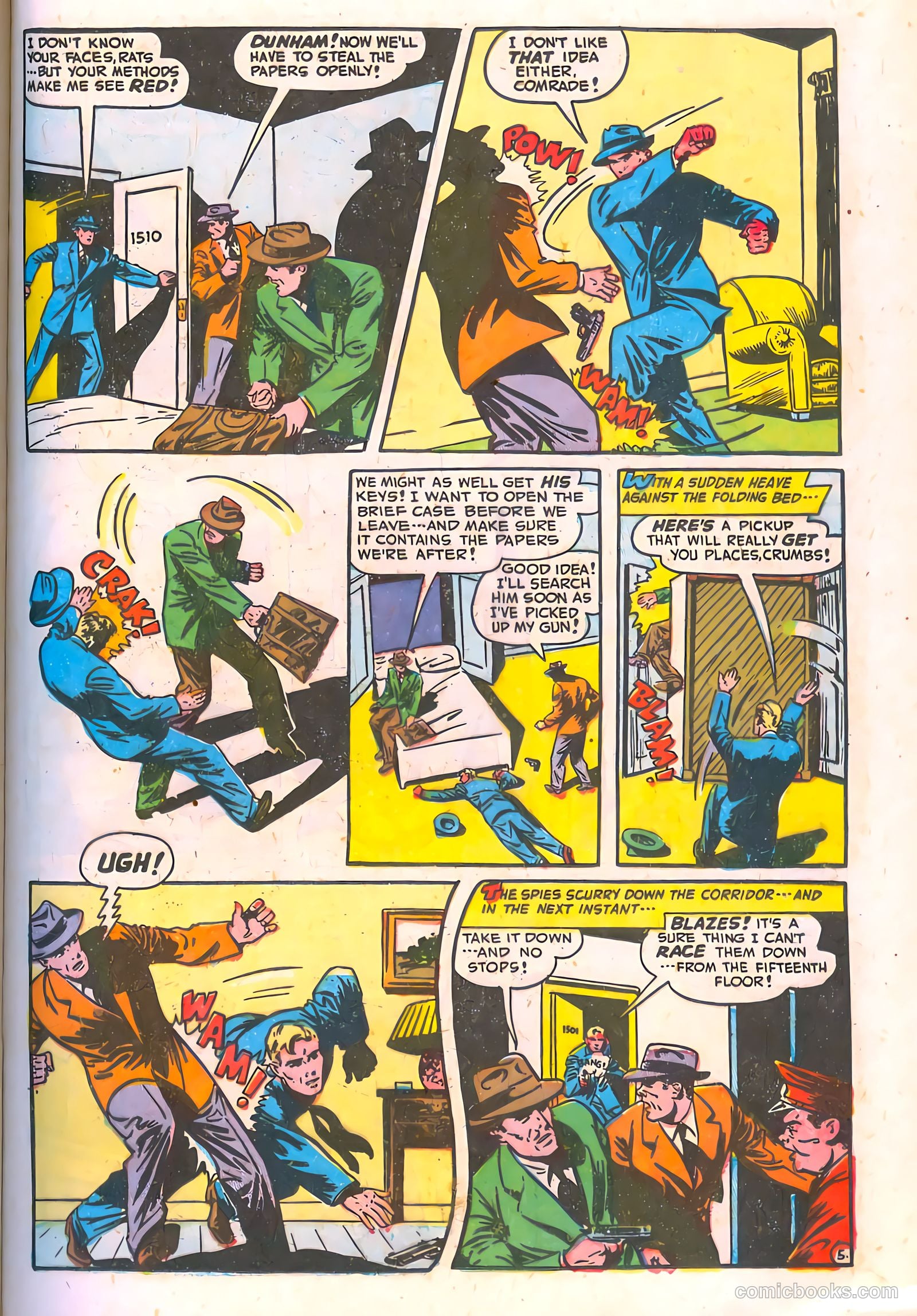 Spy-Hunters #4 (1950) — page 31 of 52