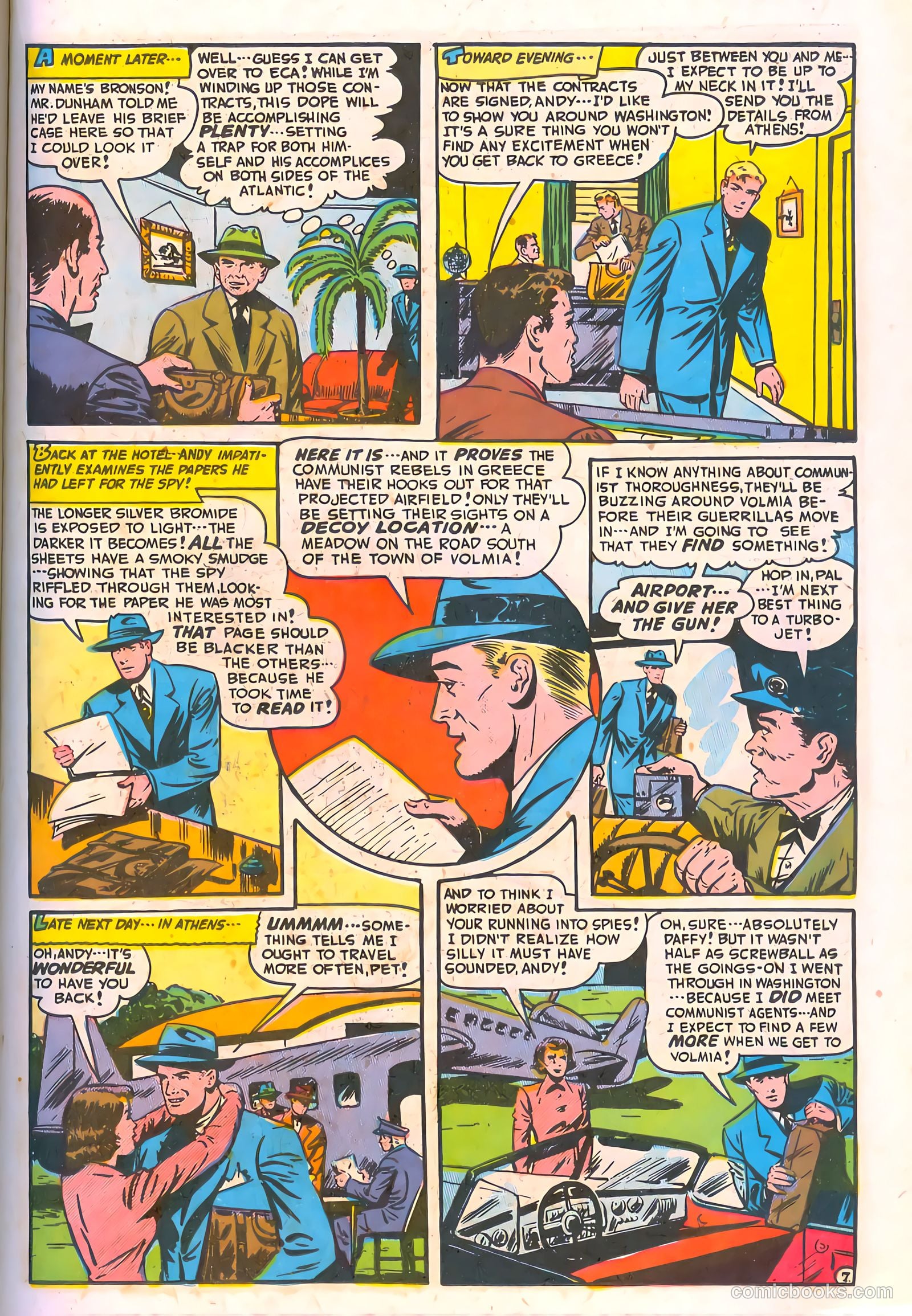 Spy-Hunters #4 (1950) — page 33 of 52