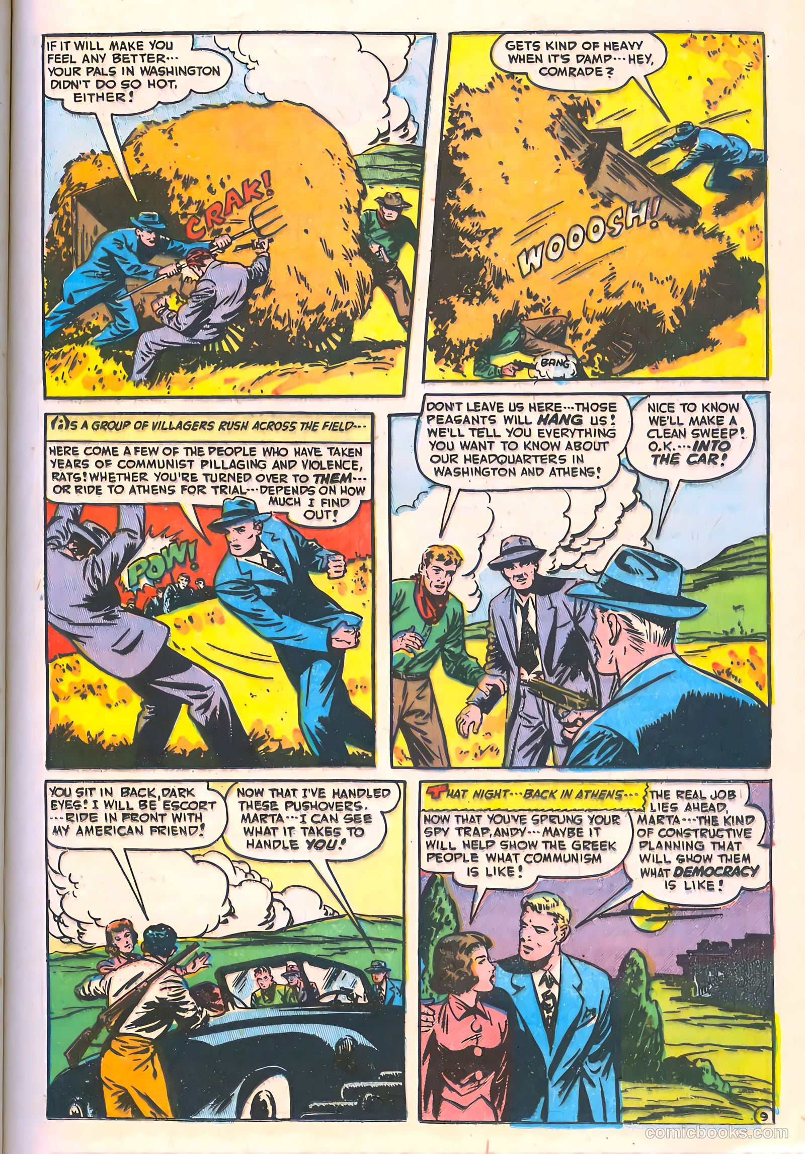 Spy-Hunters #4 (1950) — page 35 of 52