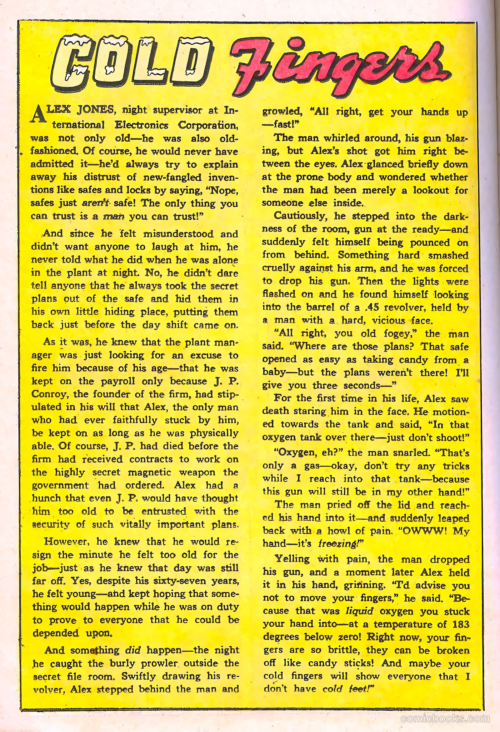 Spy-Hunters #4 (1950) — page 36 of 52