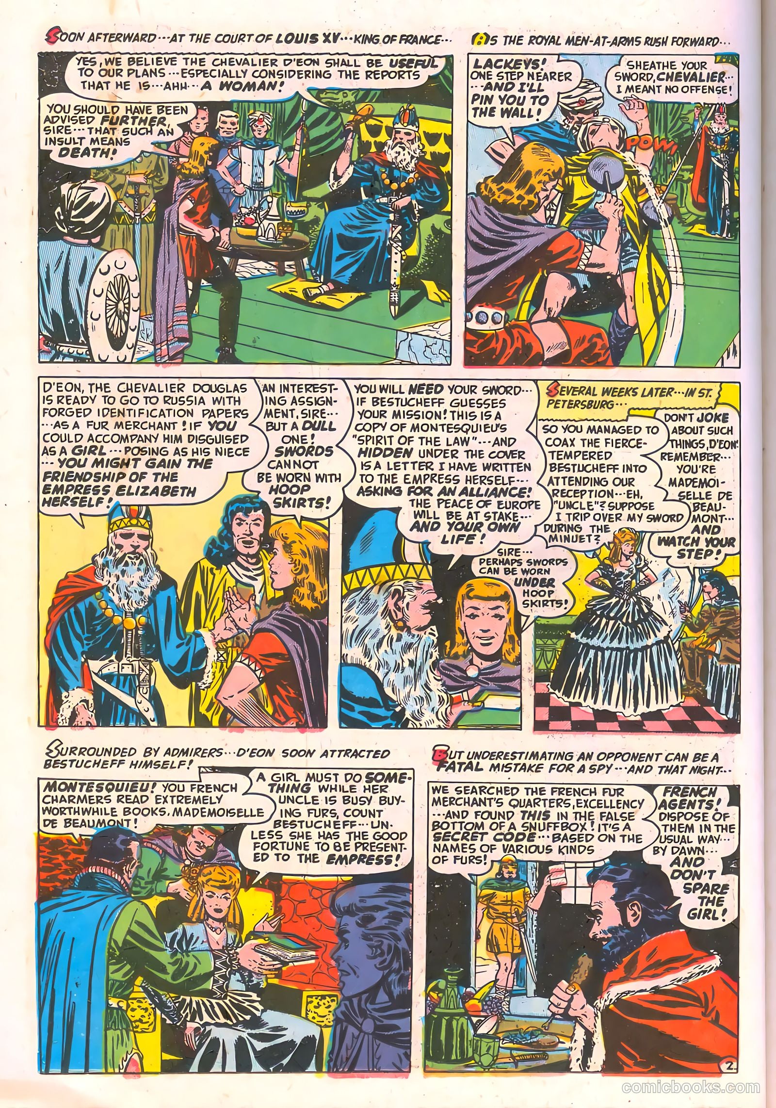 Spy-Hunters #4 (1950) — page 38 of 52