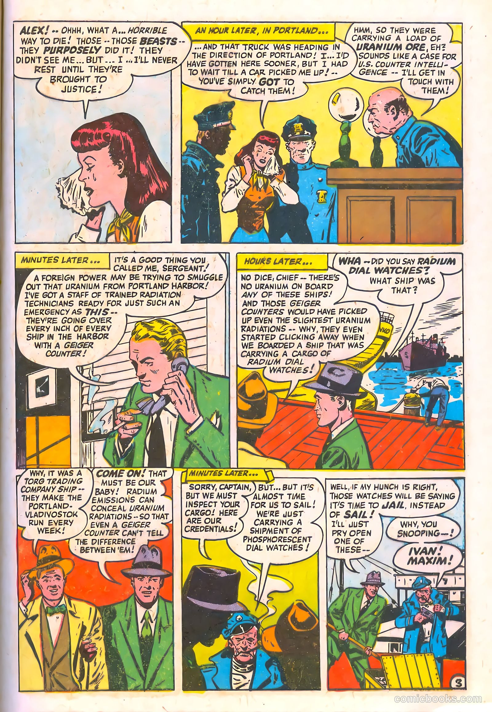 Spy-Hunters #4 (1950) — page 43 of 52