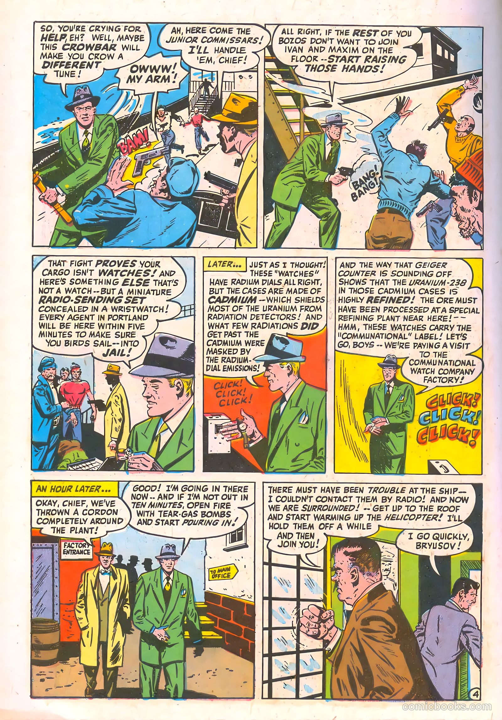 Spy-Hunters #4 (1950) — page 44 of 52