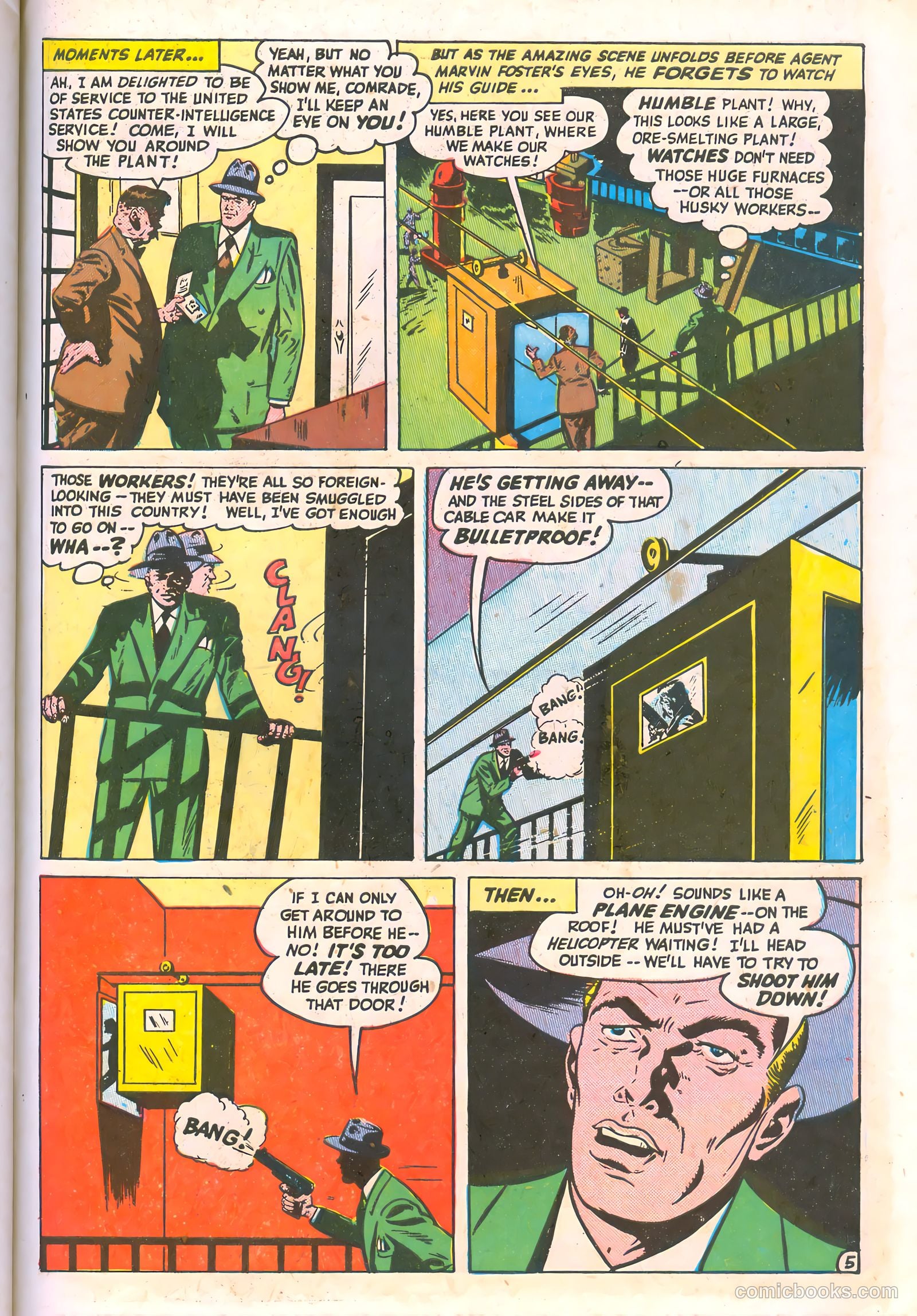 Spy-Hunters #4 (1950) — page 45 of 52