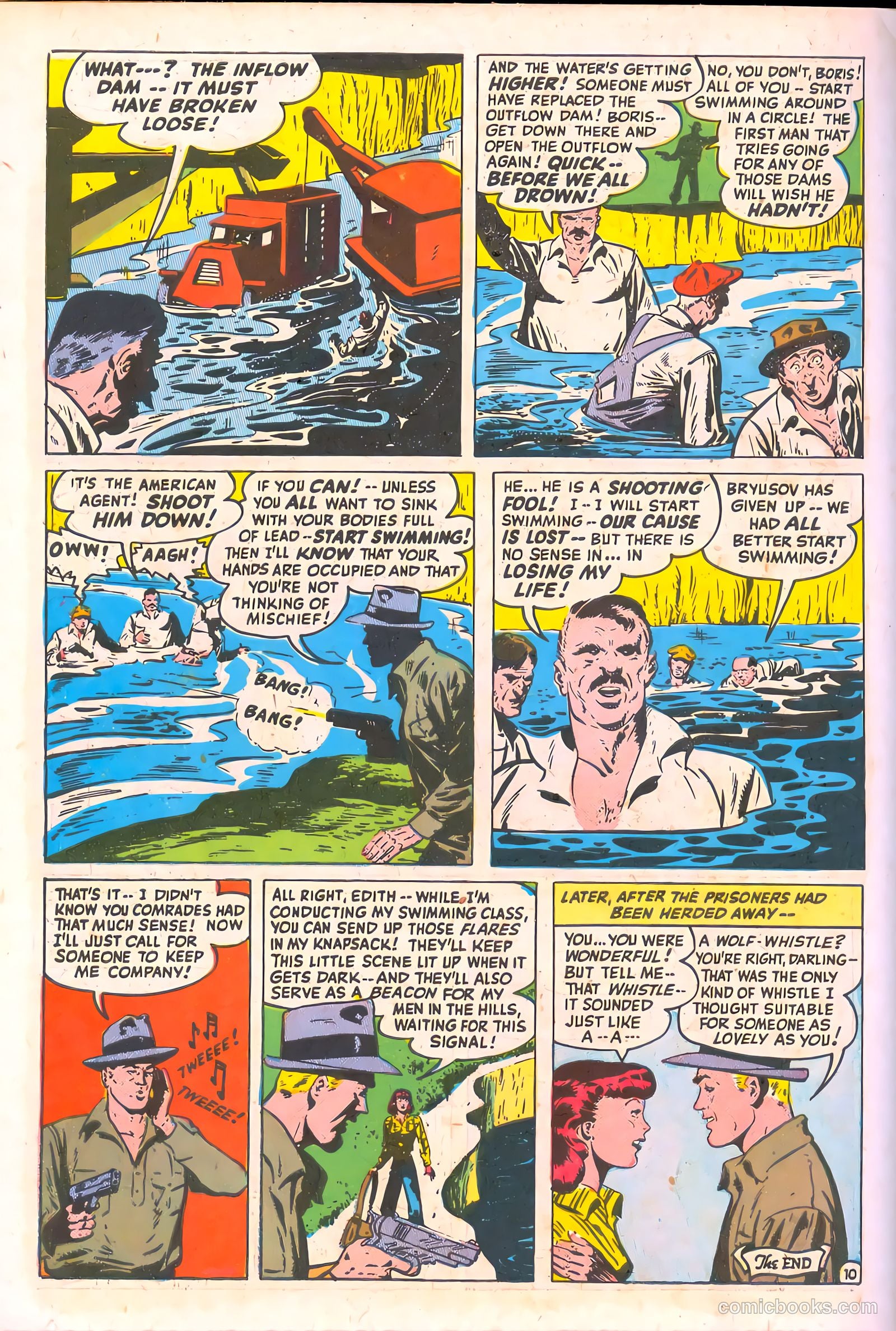 Spy-Hunters #4 (1950) — page 50 of 52