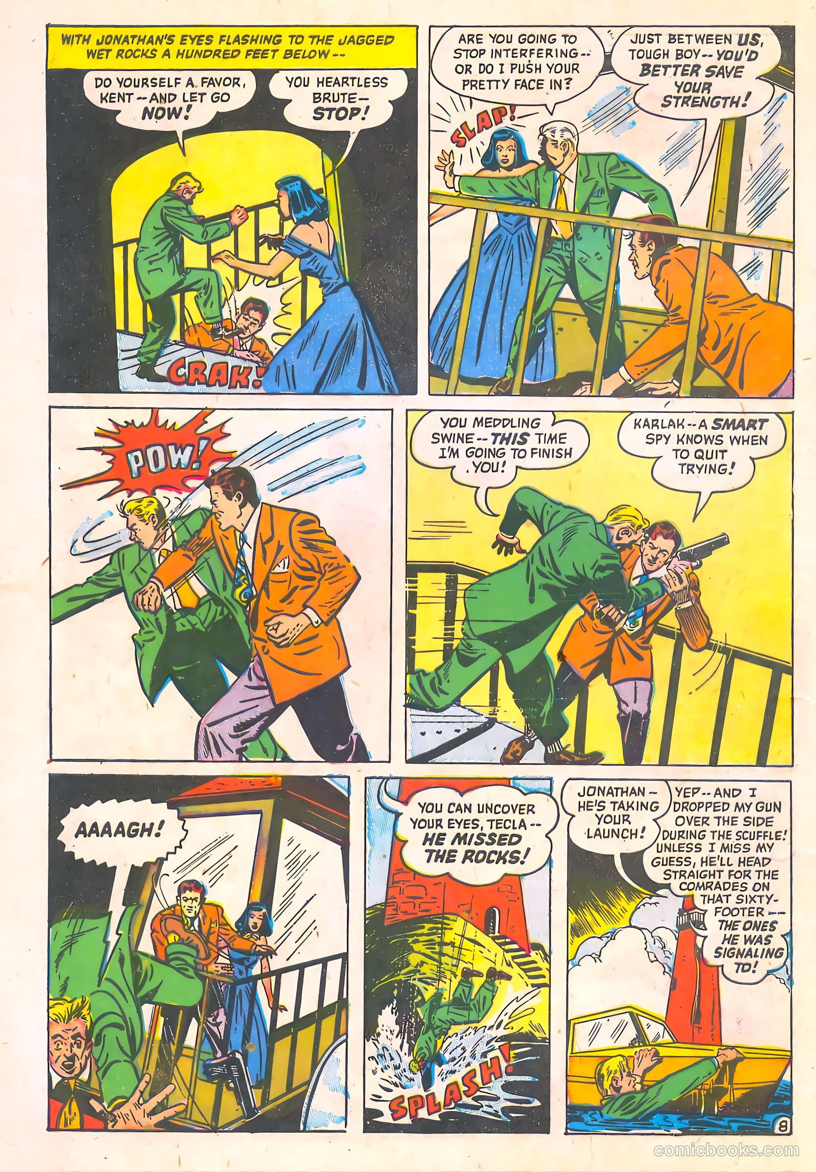 Spy-Hunters #5 (1950) — page 10 of 52