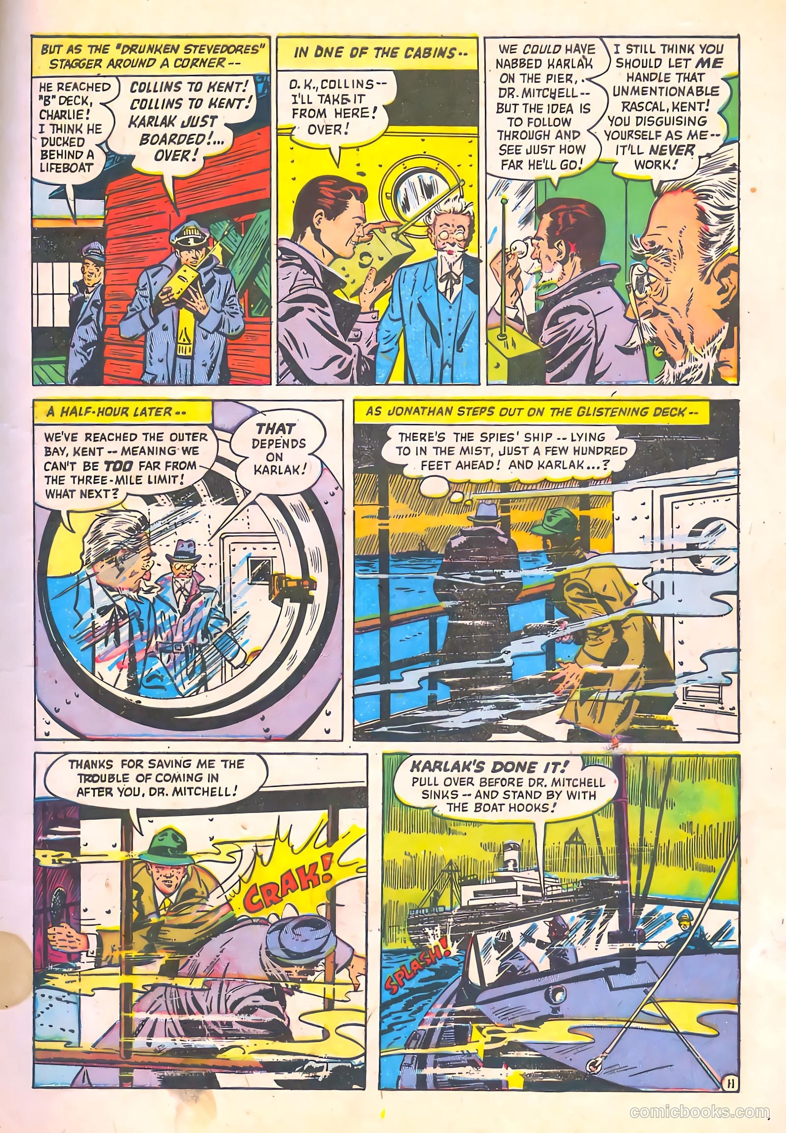 Spy-Hunters #5 (1950) — page 13 of 52