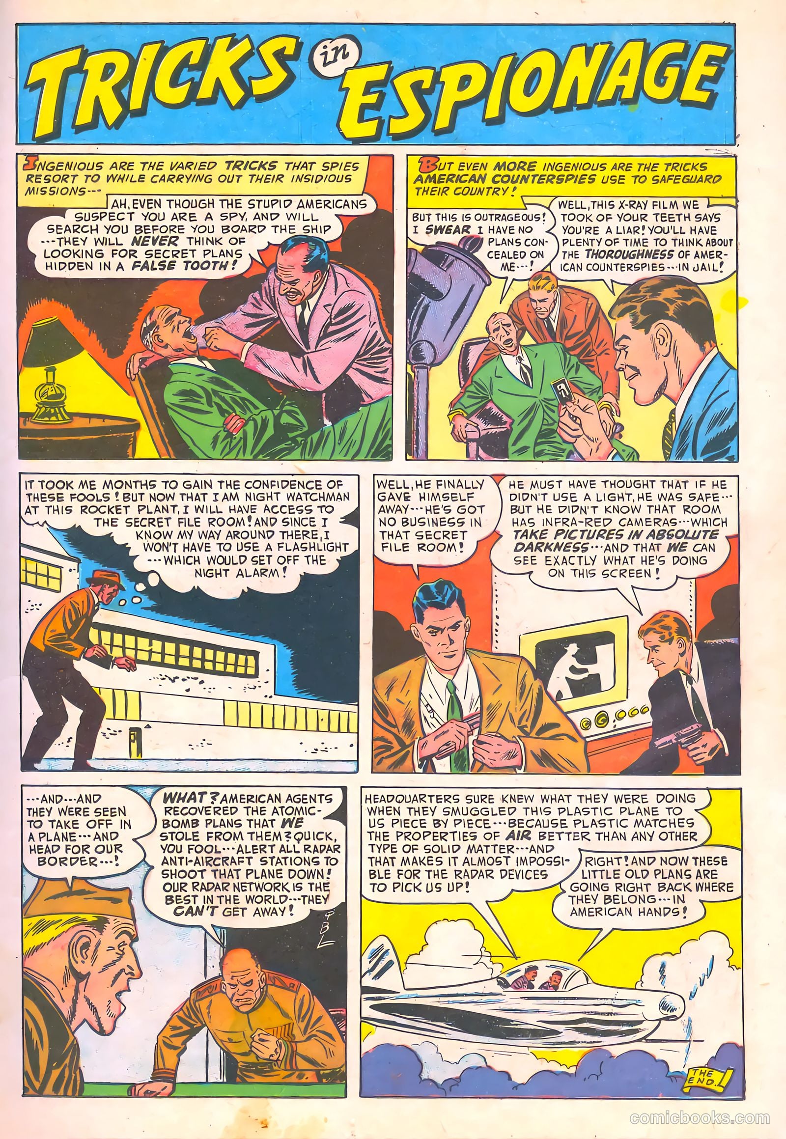 Spy-Hunters #5 (1950) — page 15 of 52