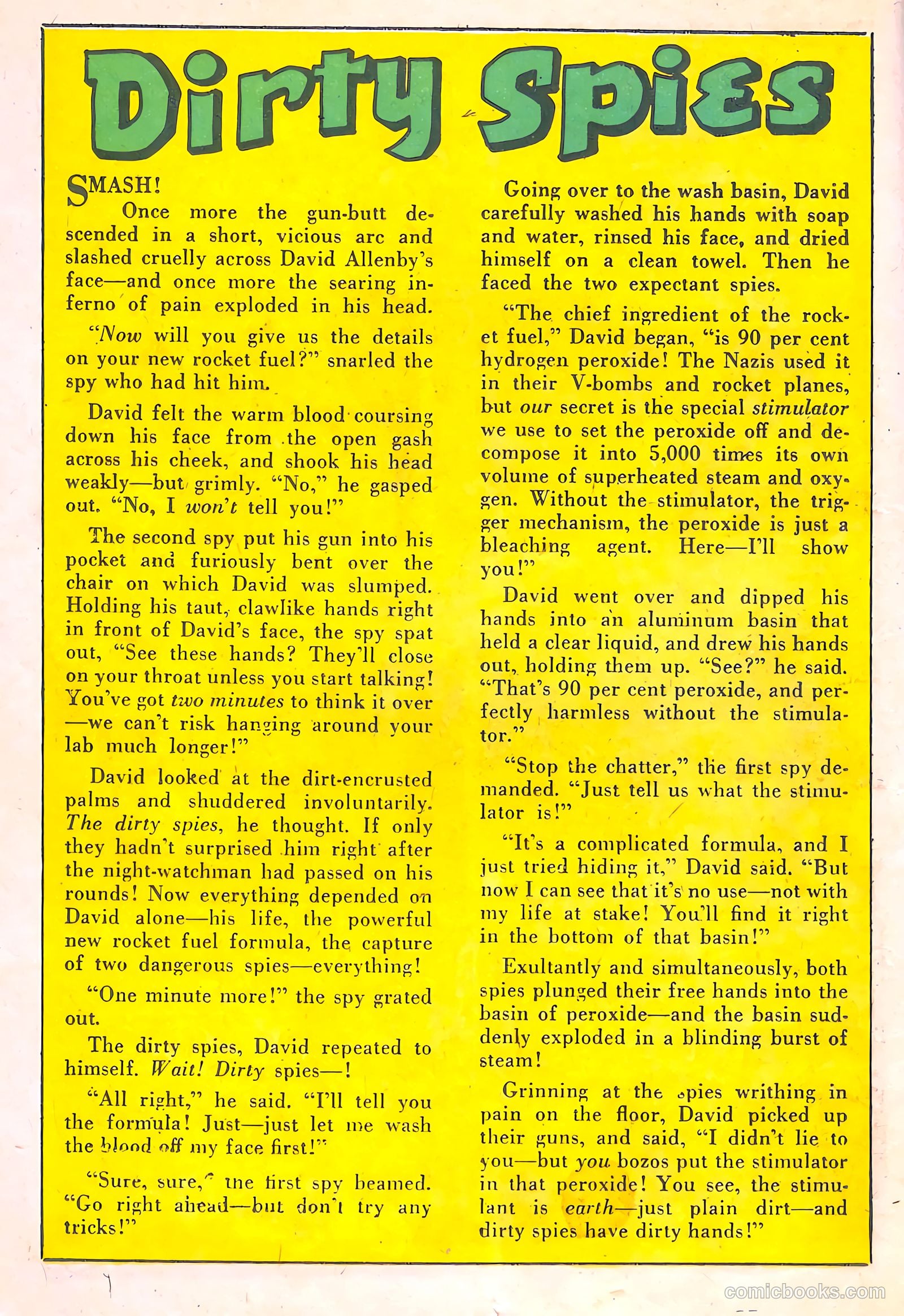 Spy-Hunters #5 (1950) — page 16 of 52