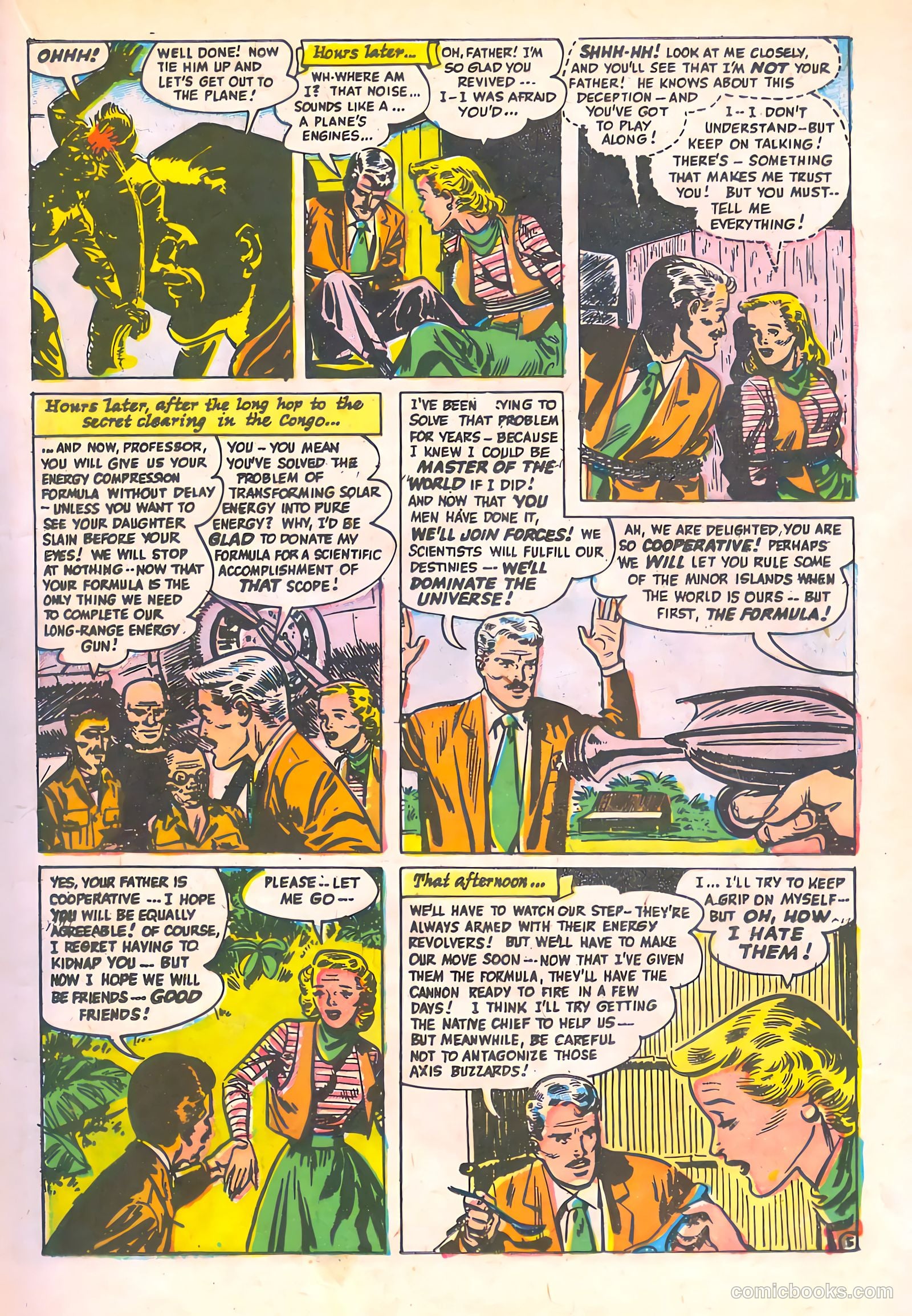 Spy-Hunters #5 (1950) — page 21 of 52