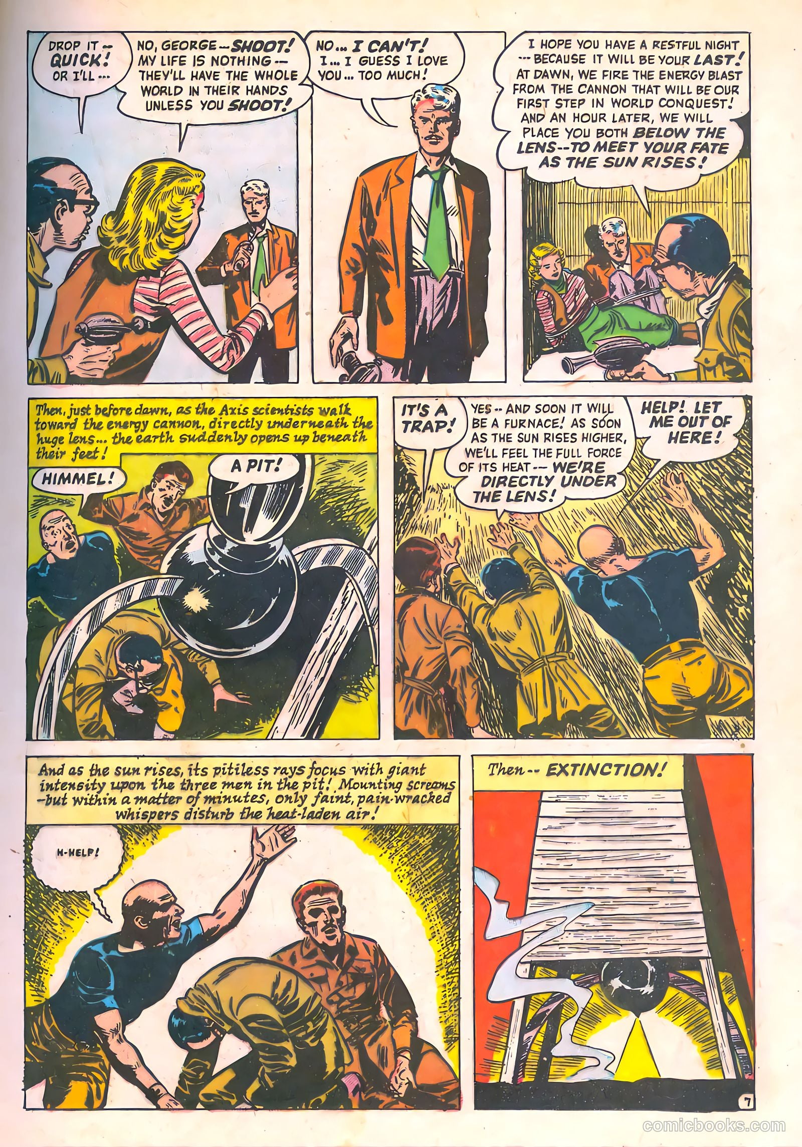 Spy-Hunters #5 (1950) — page 23 of 52