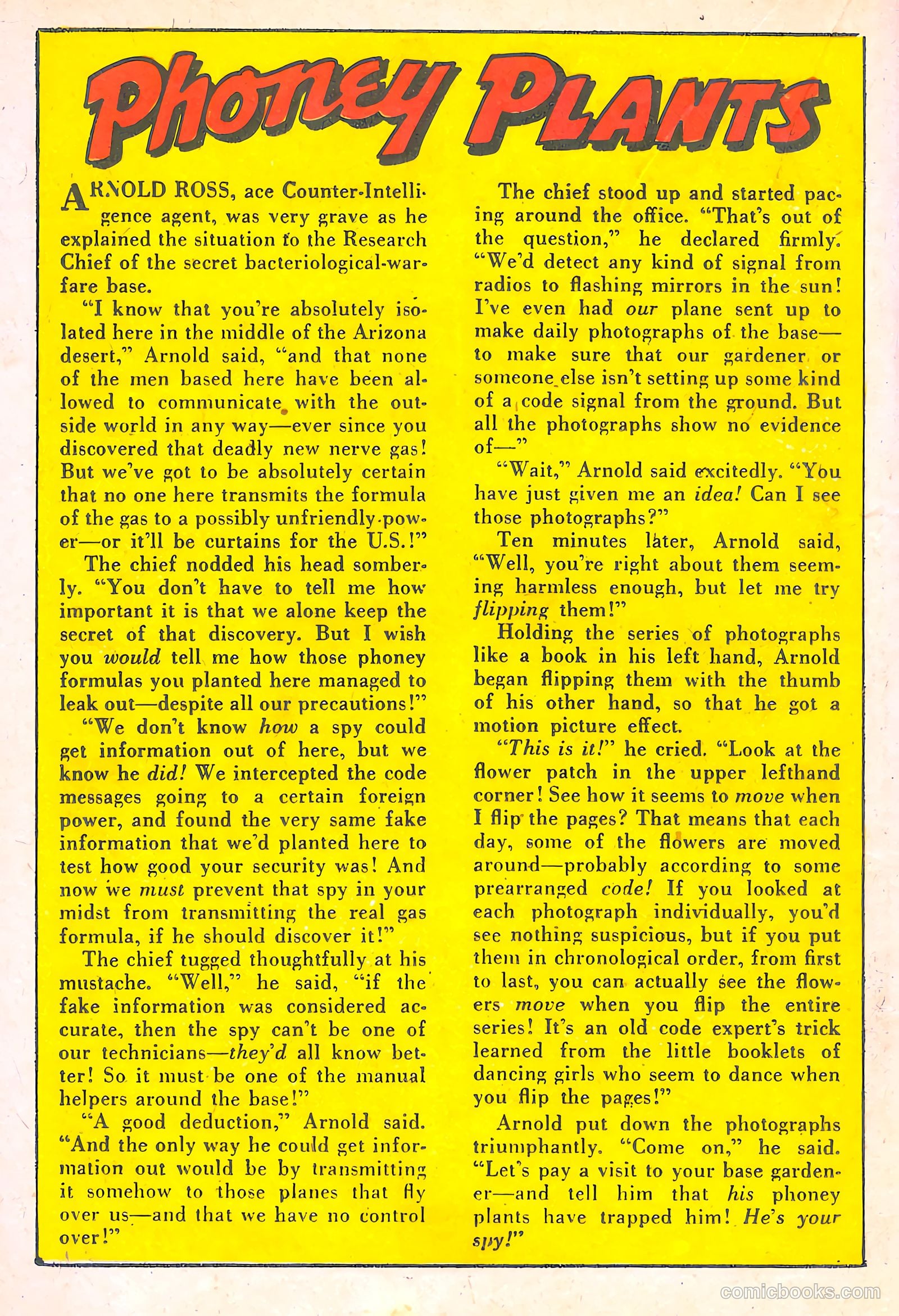 Spy-Hunters #5 (1950) — page 28 of 52