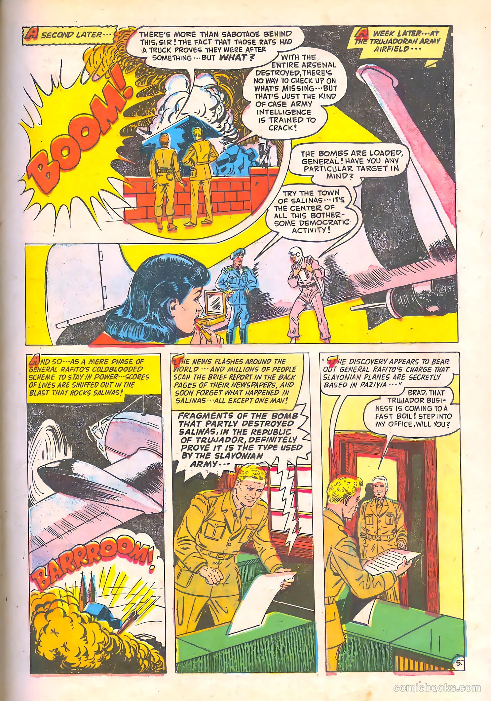 Spy-Hunters #5 (1950) — page 33 of 52