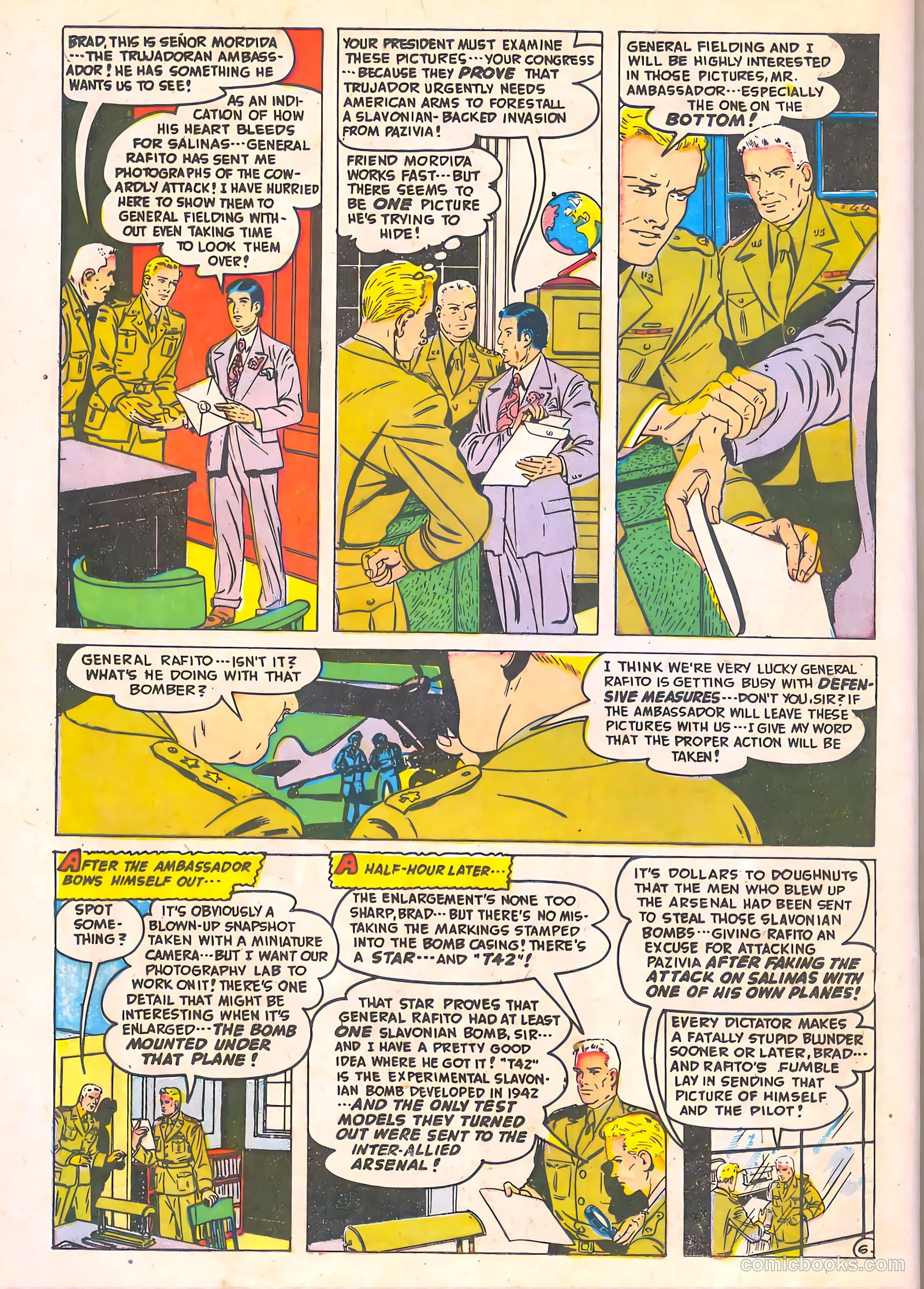 Spy-Hunters #5 (1950) — page 34 of 52
