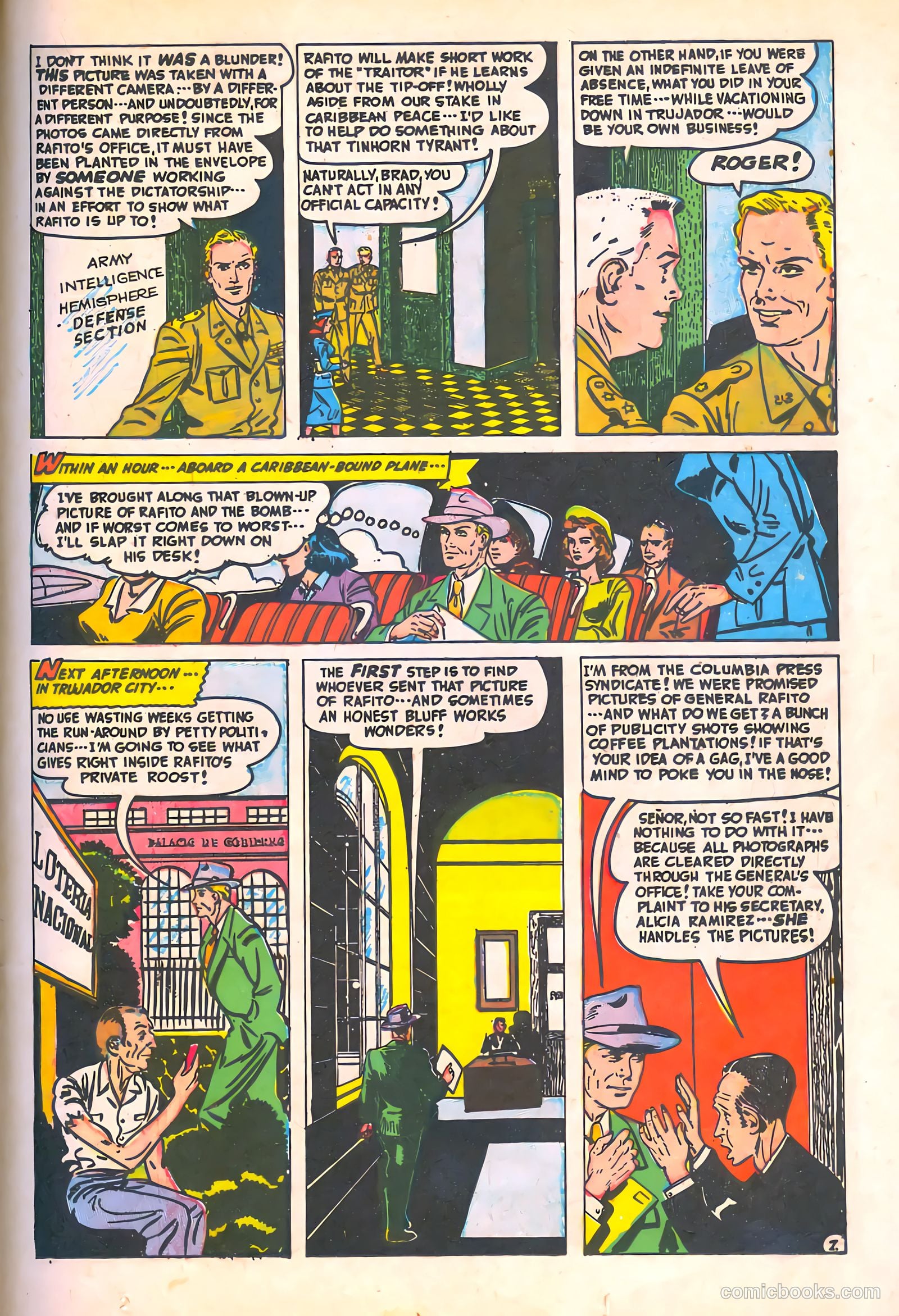 Spy-Hunters #5 (1950) — page 35 of 52