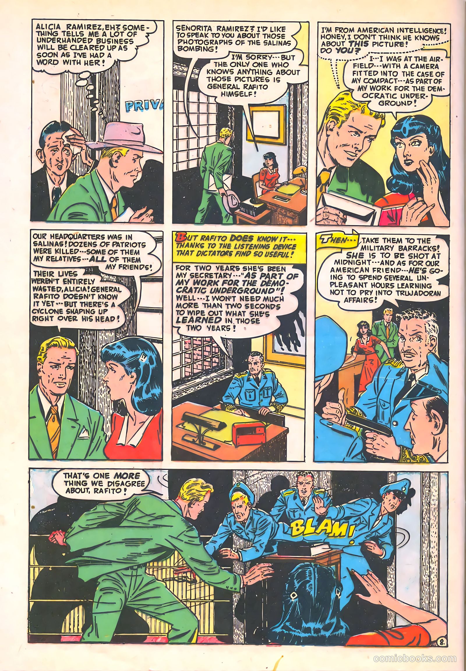 Spy-Hunters #5 (1950) — page 36 of 52