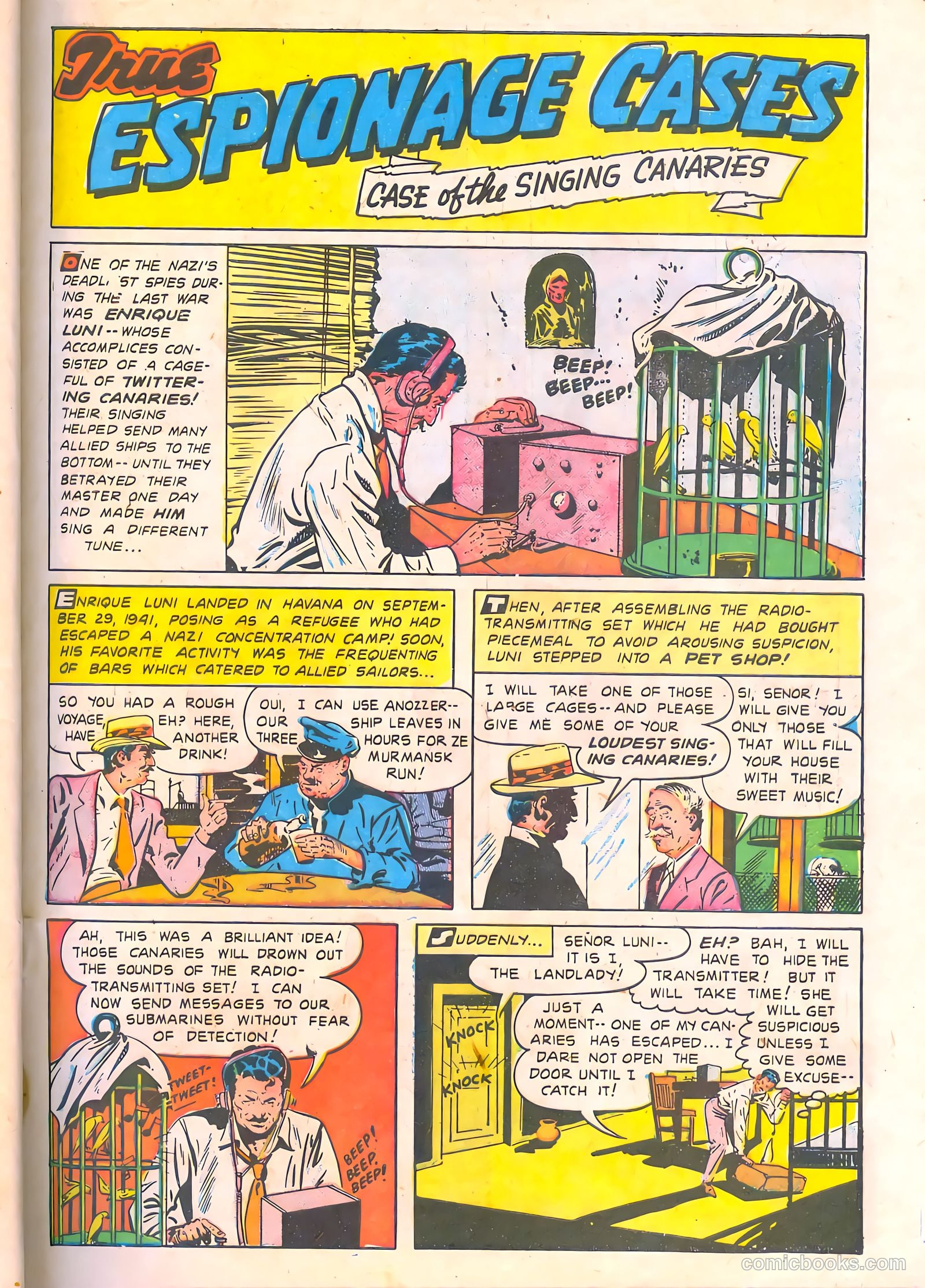 Spy-Hunters #5 (1950) — page 39 of 52