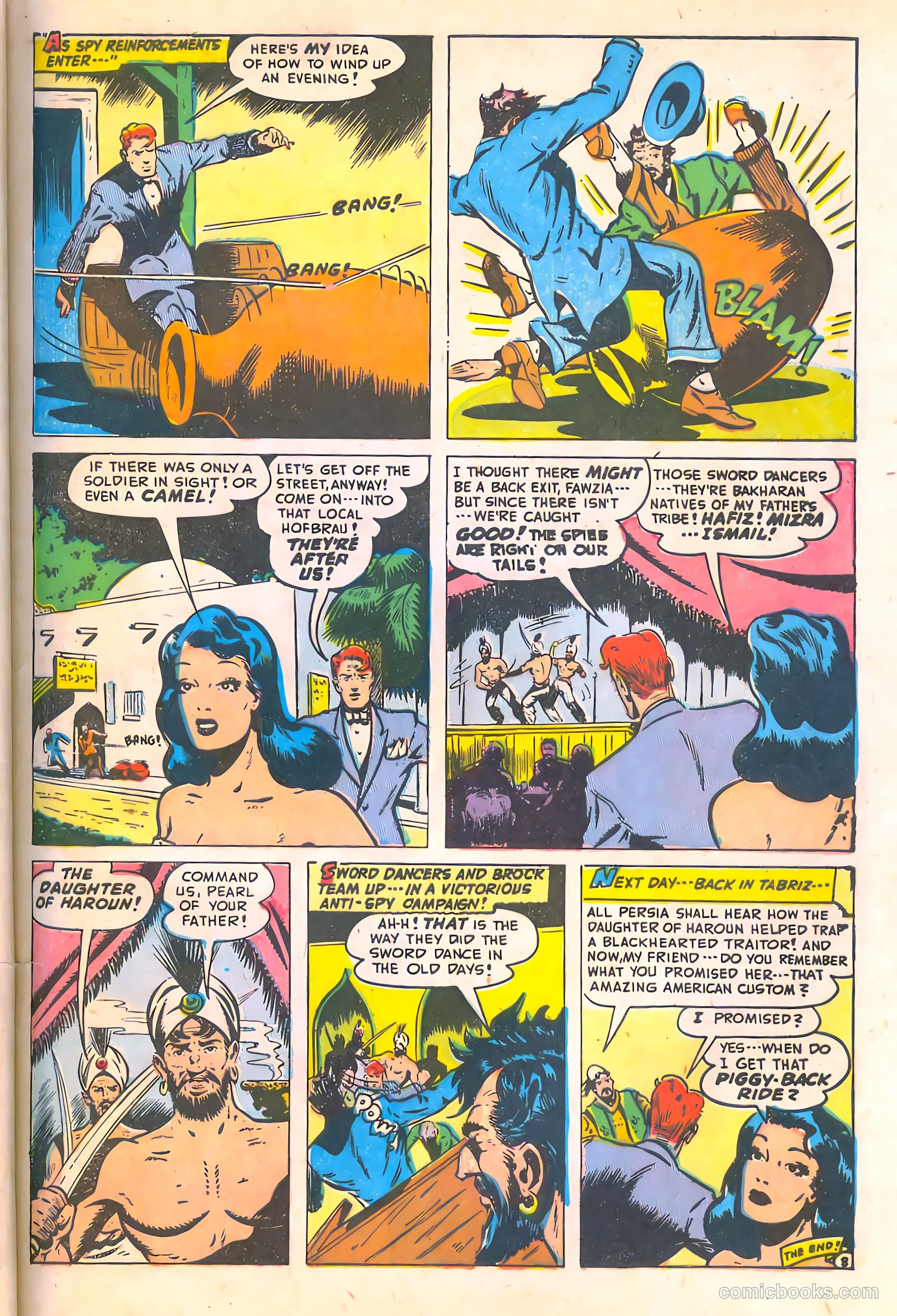 Spy-Hunters #5 (1950) — page 49 of 52