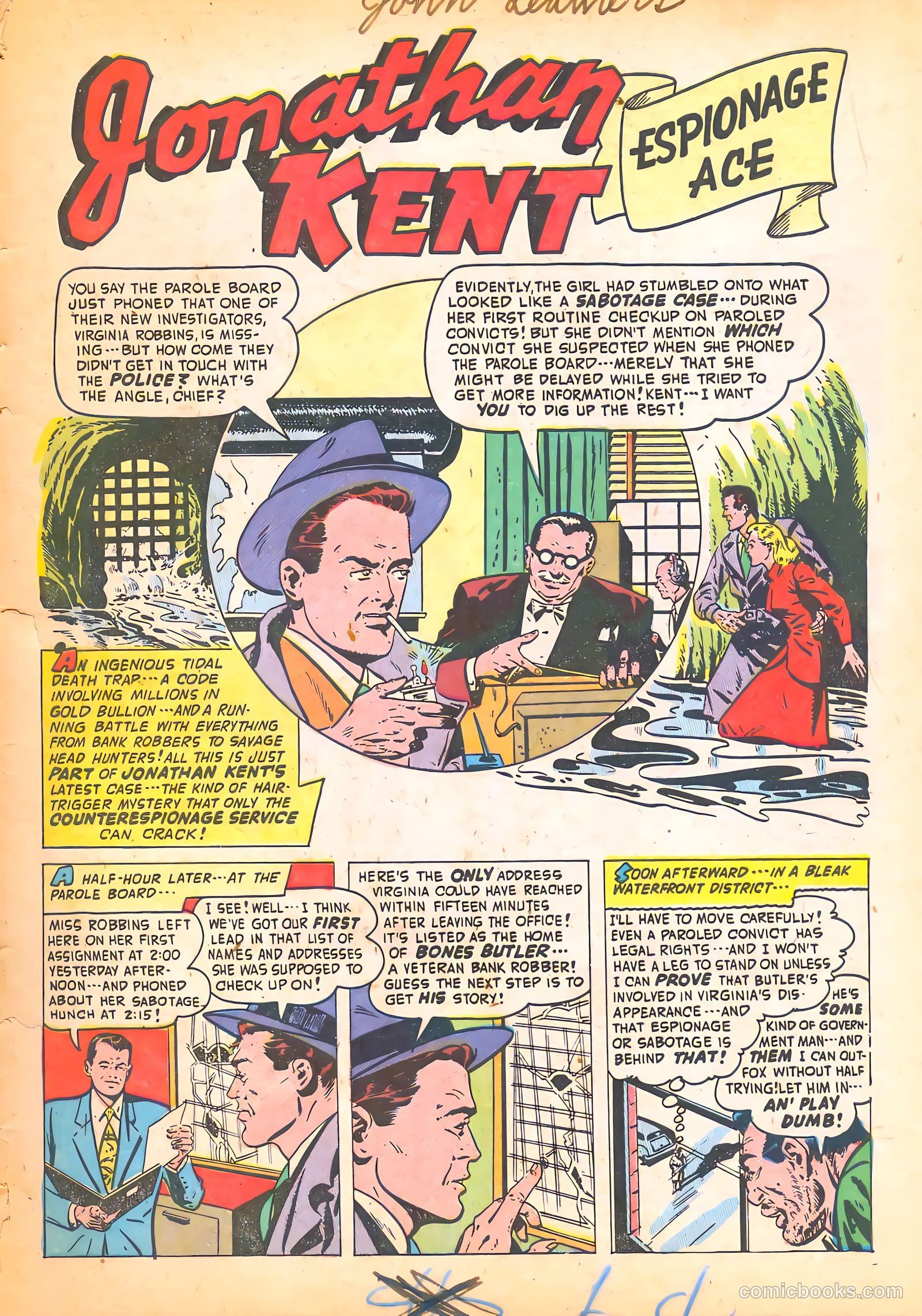 Spy-Hunters #6 (1950) — page 3 of 52