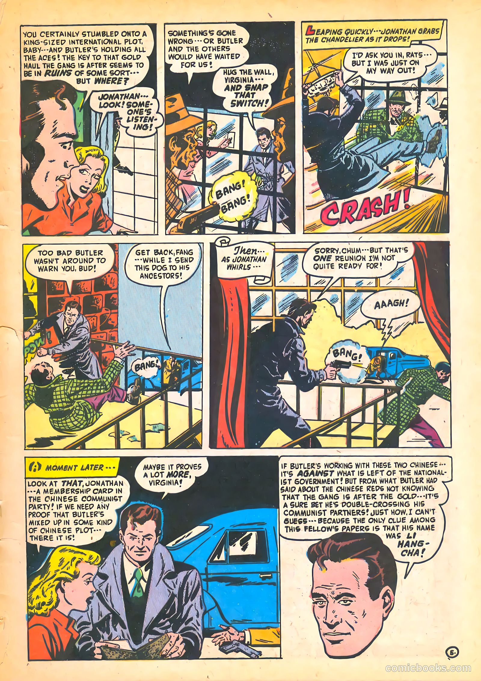 Spy-Hunters #6 (1950) — page 7 of 52