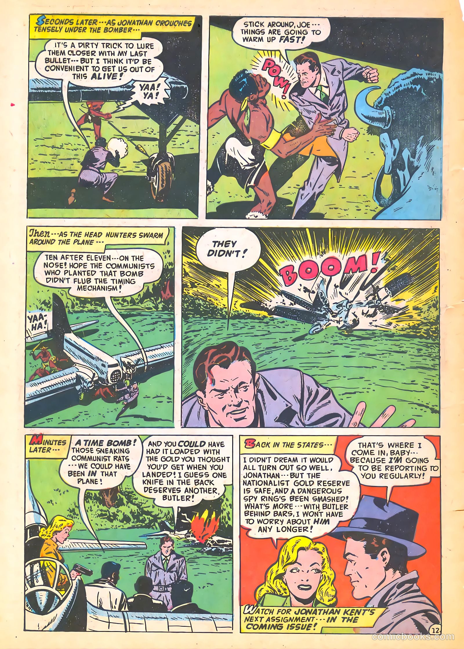 Spy-Hunters #6 (1950) — page 14 of 52