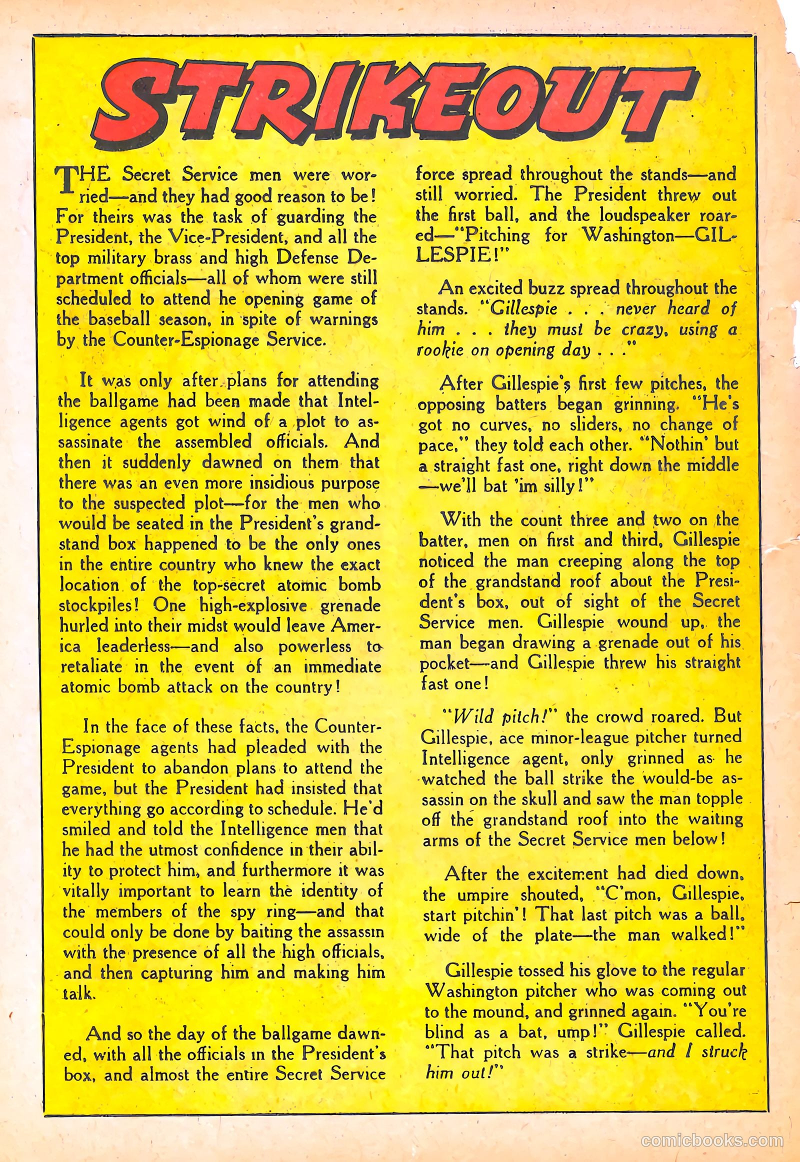 Spy-Hunters #6 (1950) — page 16 of 52