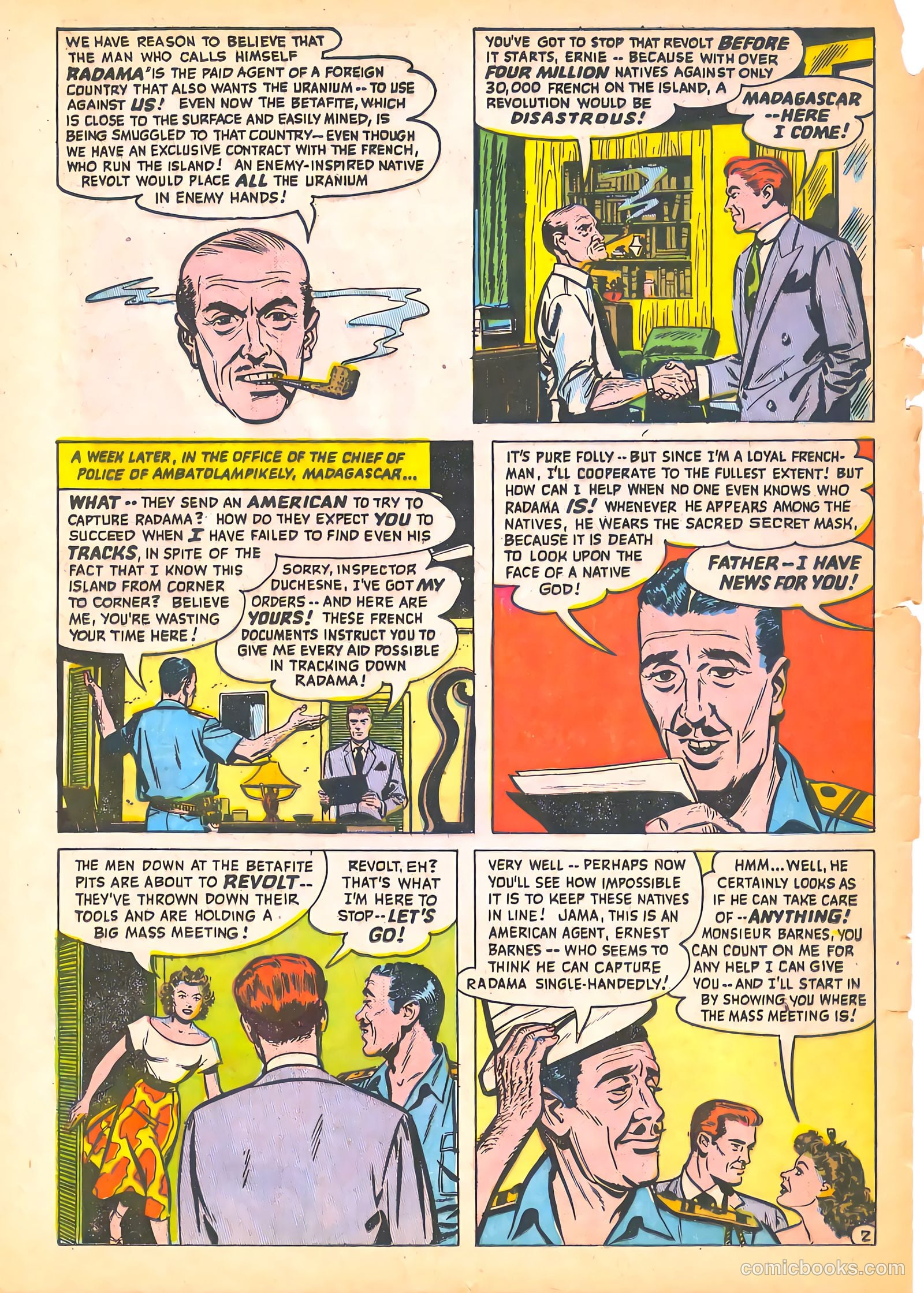 Spy-Hunters #6 (1950) — page 18 of 52